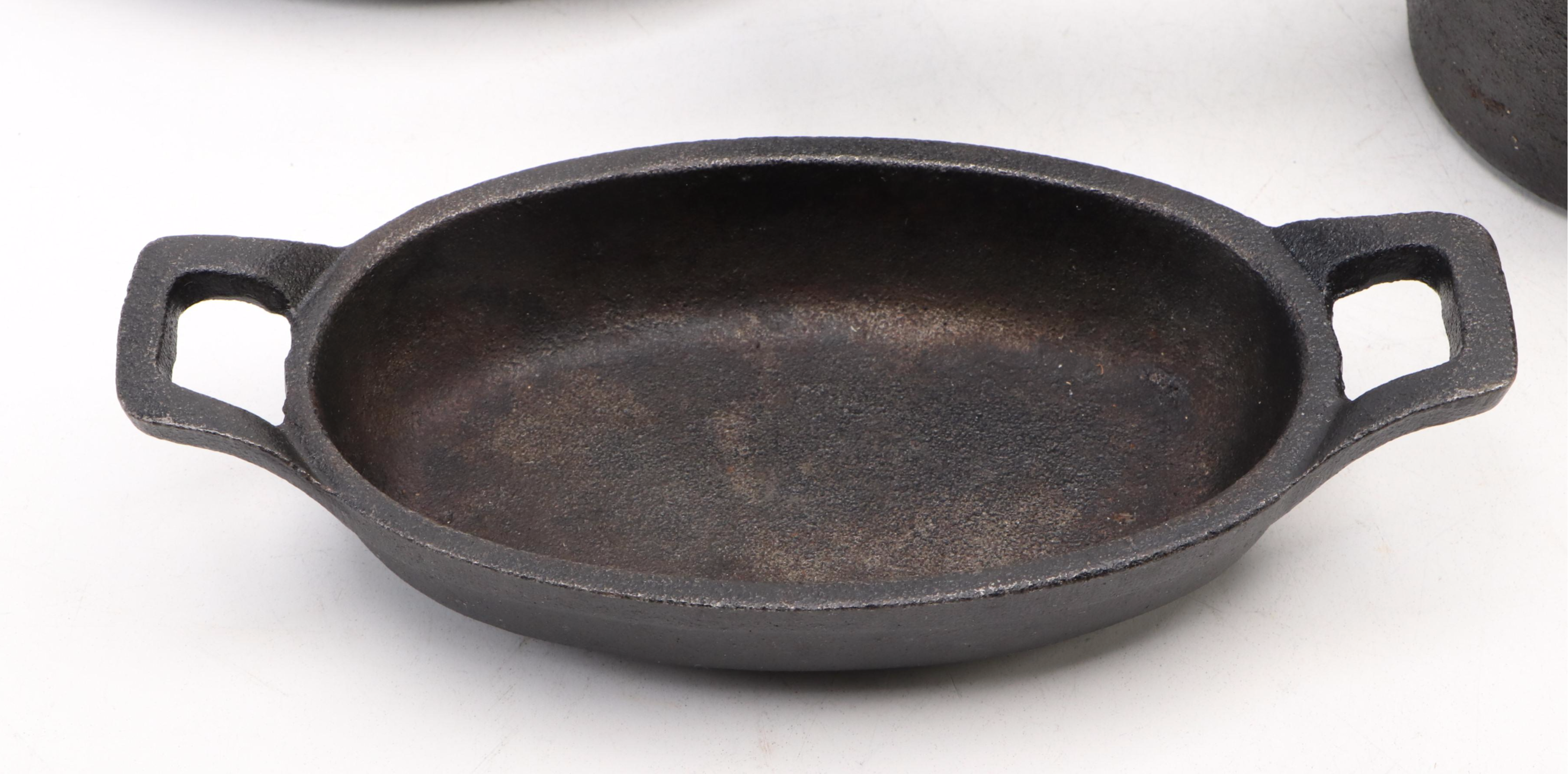 Cast Iron Wedge with Other Skillets and Pans
