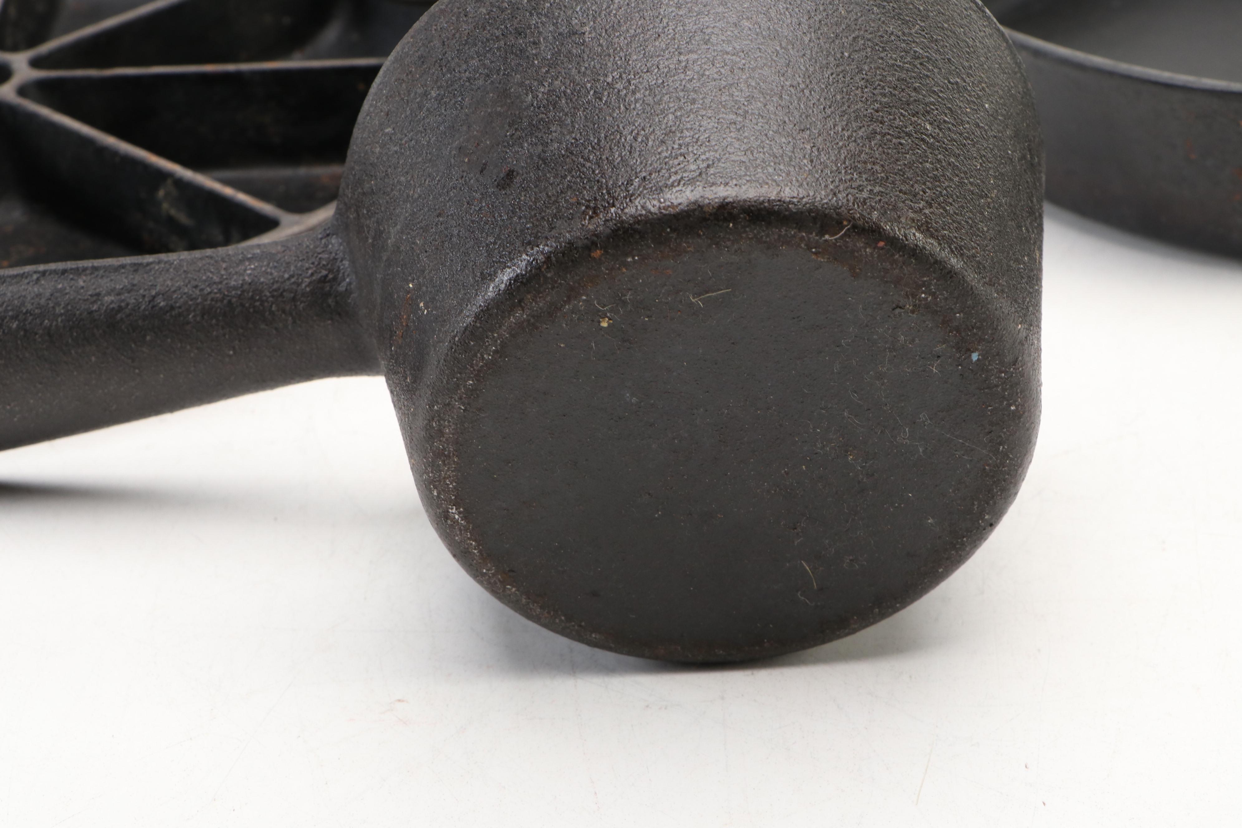 Cast Iron Wedge with Other Skillets and Pans