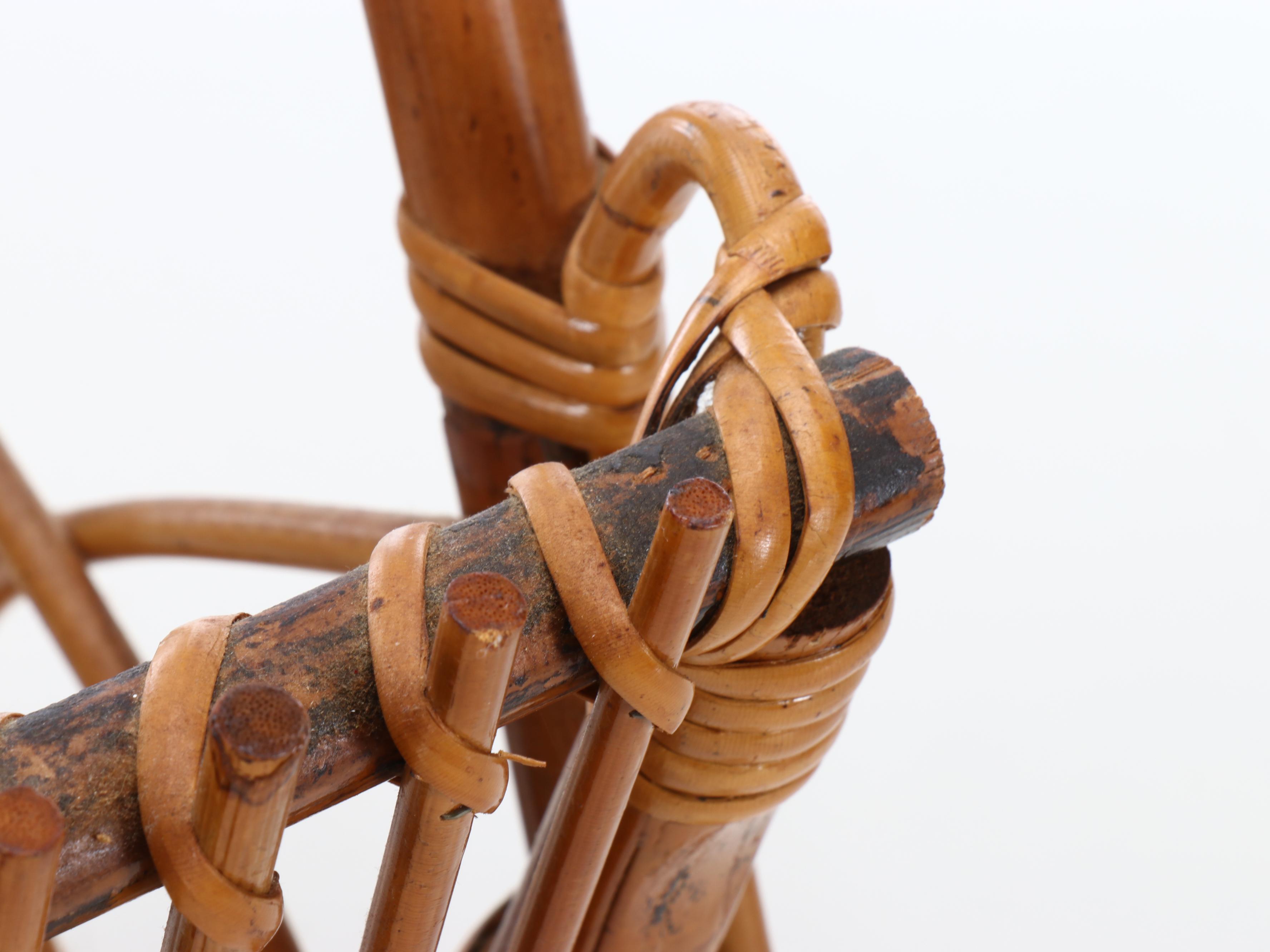 Rattan Magazine Rack