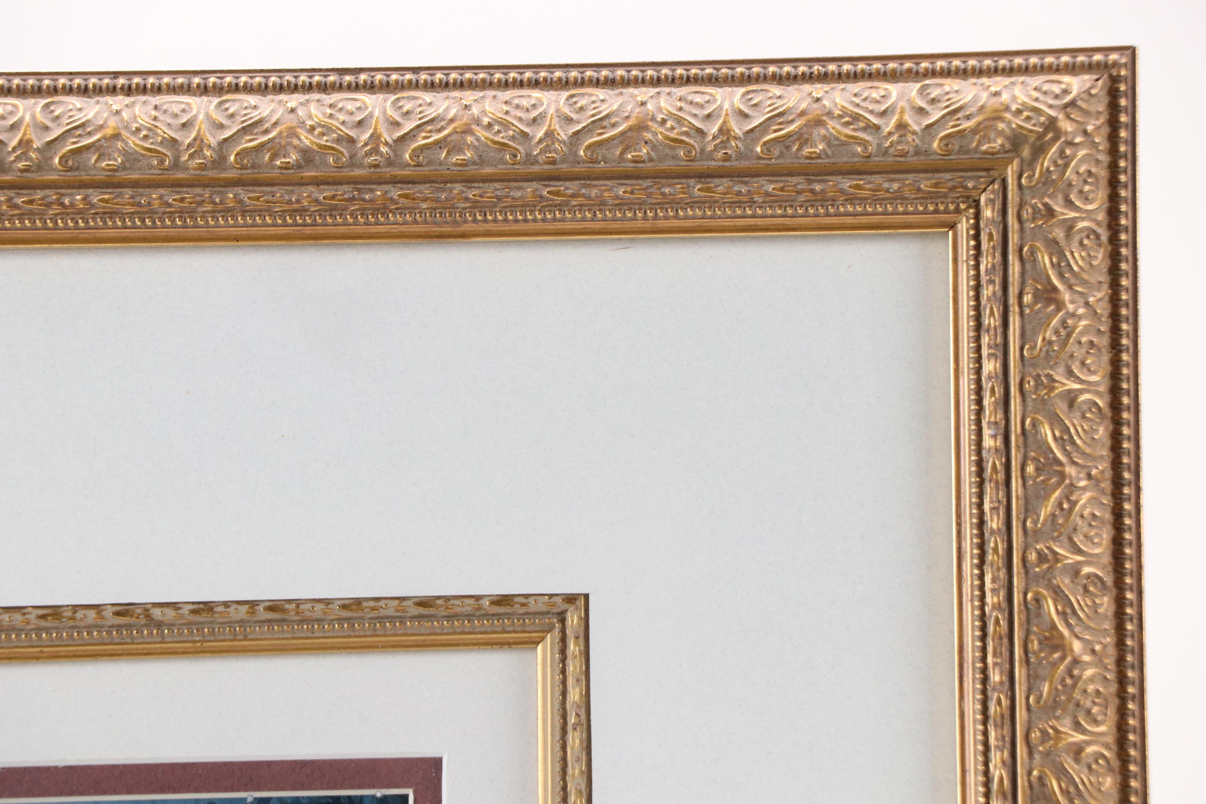 Ernest C. Simmons Acrylic Painting of Green Heron