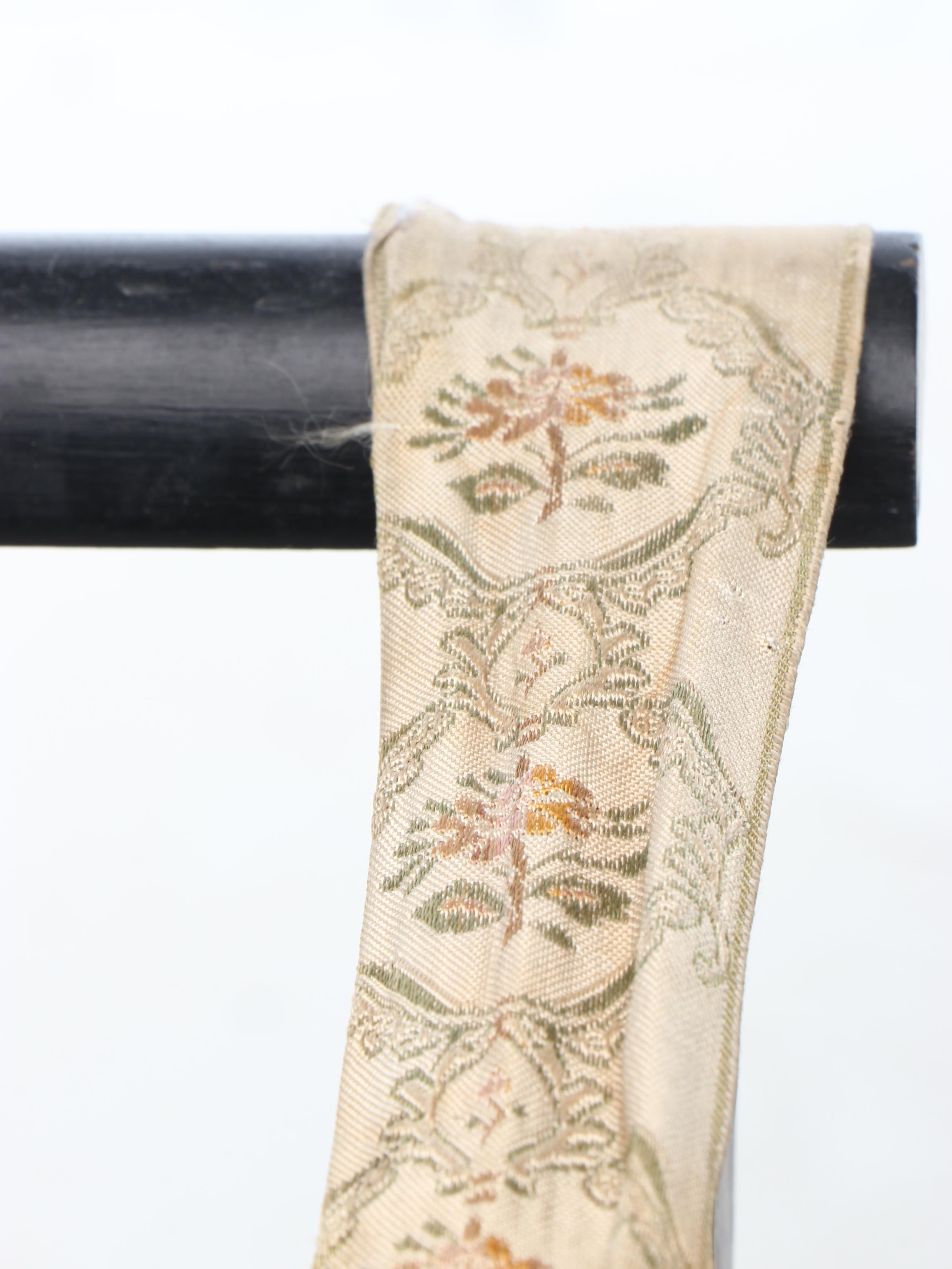 Regency Style Ebonized Wood Luggage Stand, Mid to Late 20th Century