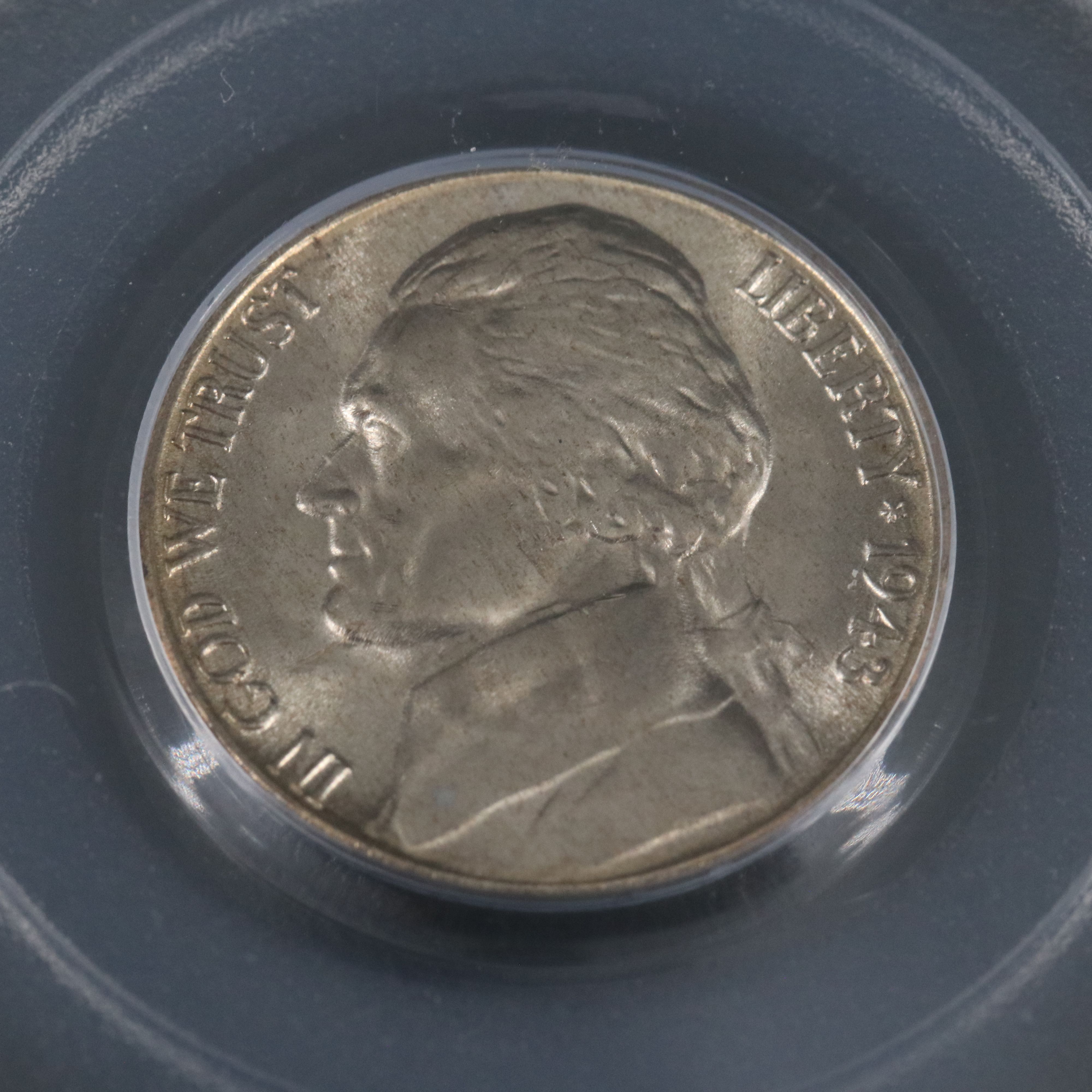 Collection of Three PCGS MS66 Silver War Nickels 1943-S, 1944-S, and 1945-S