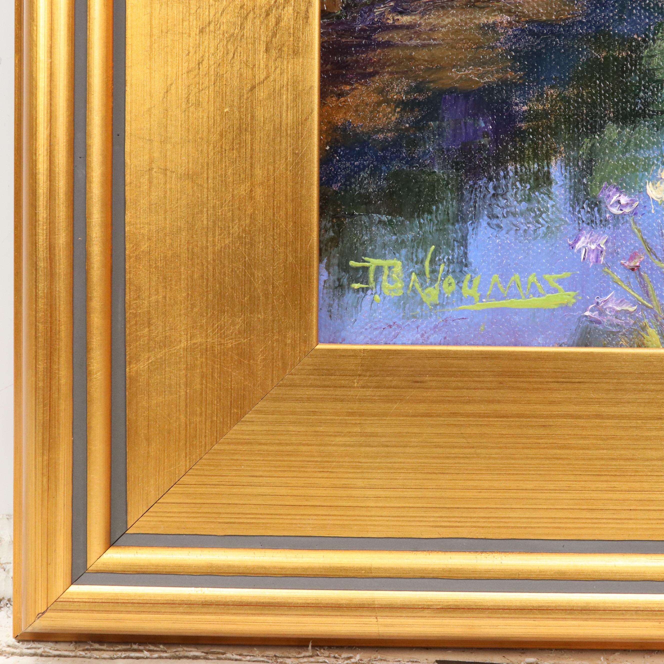 James Baldoumas Oil Painting "Flowering Stream" 2025