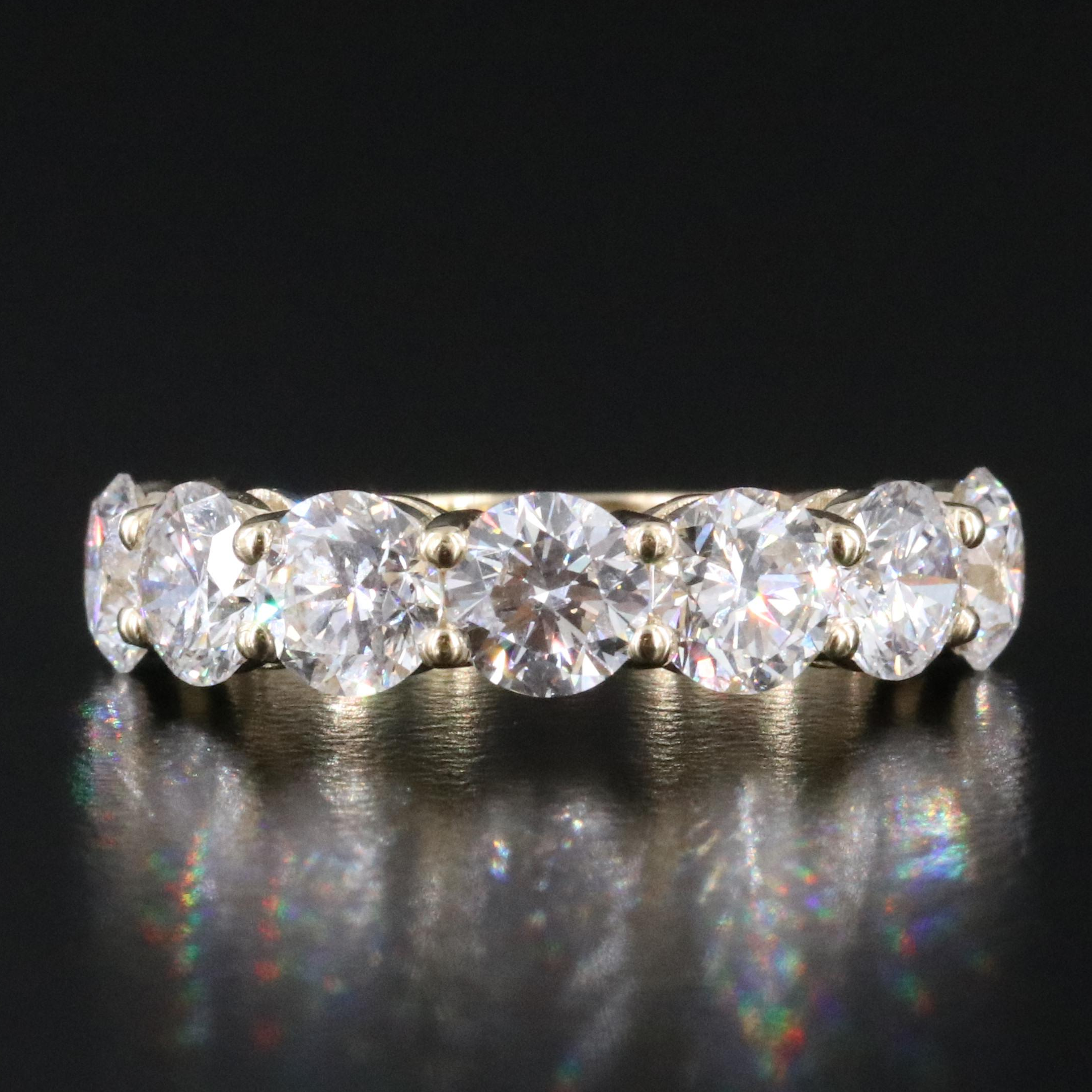 14K 3.53 CTW Lab Grown Diamond Ring with IGI Report