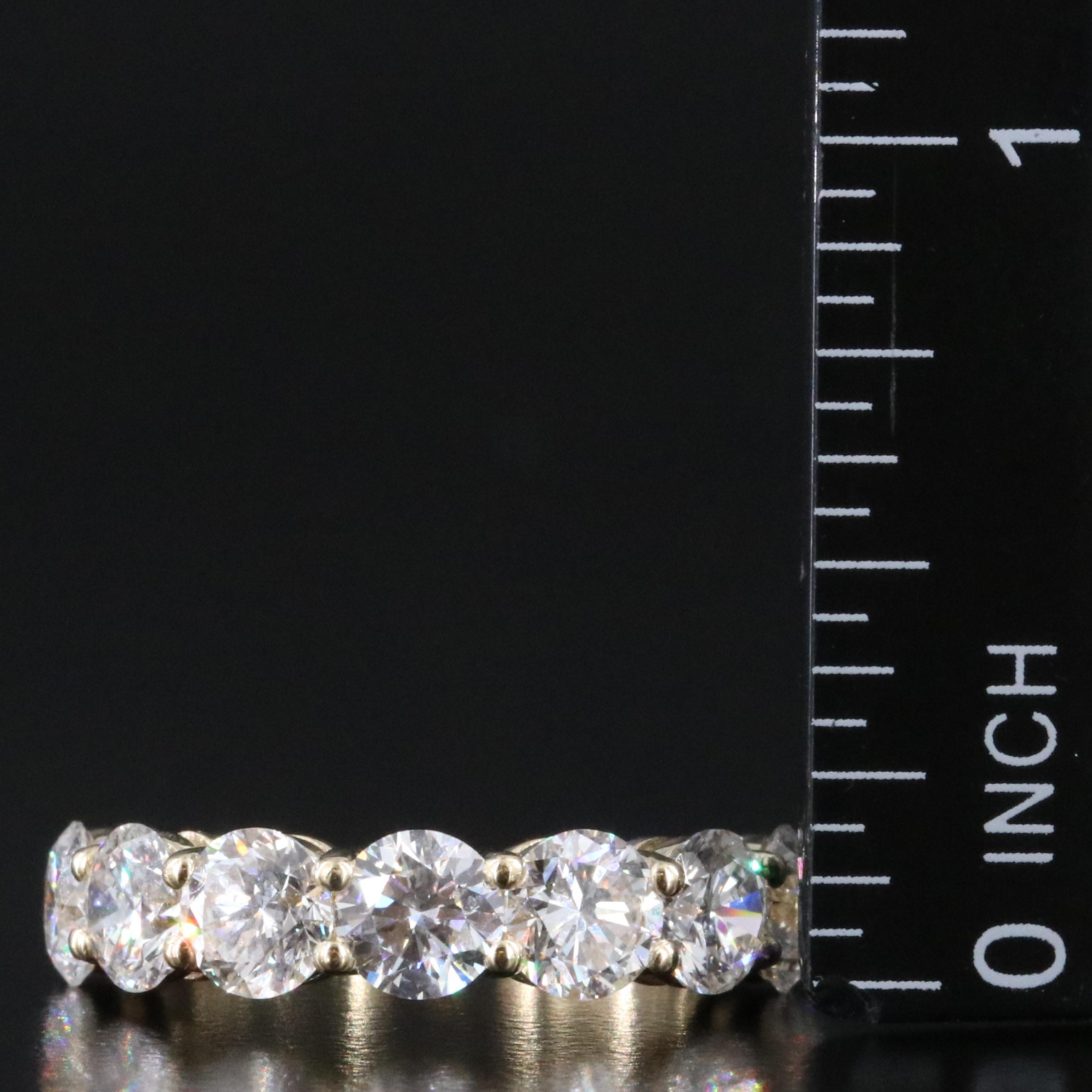 14K 3.53 CTW Lab Grown Diamond Ring with IGI Report