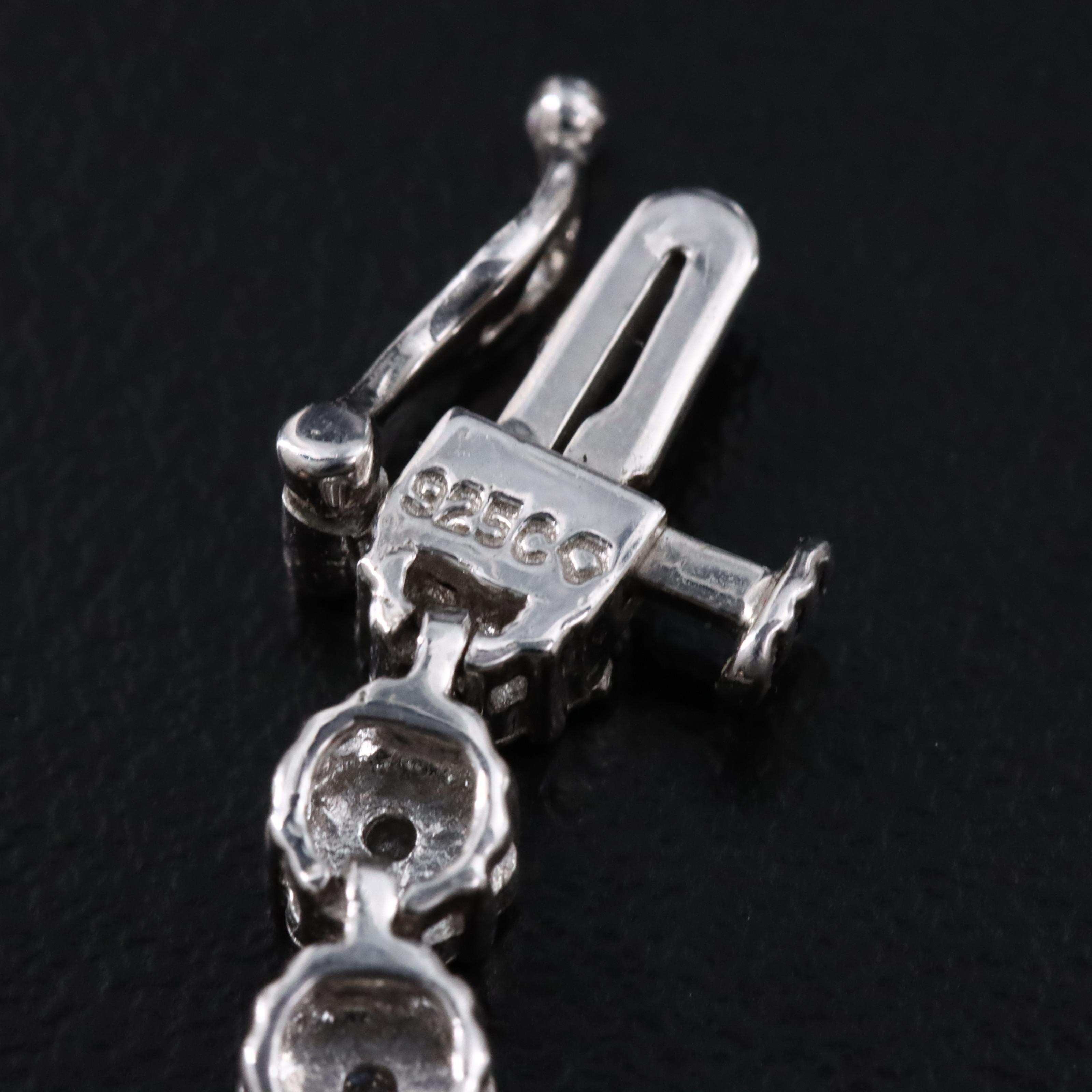 Sterling Diamond Bracelet