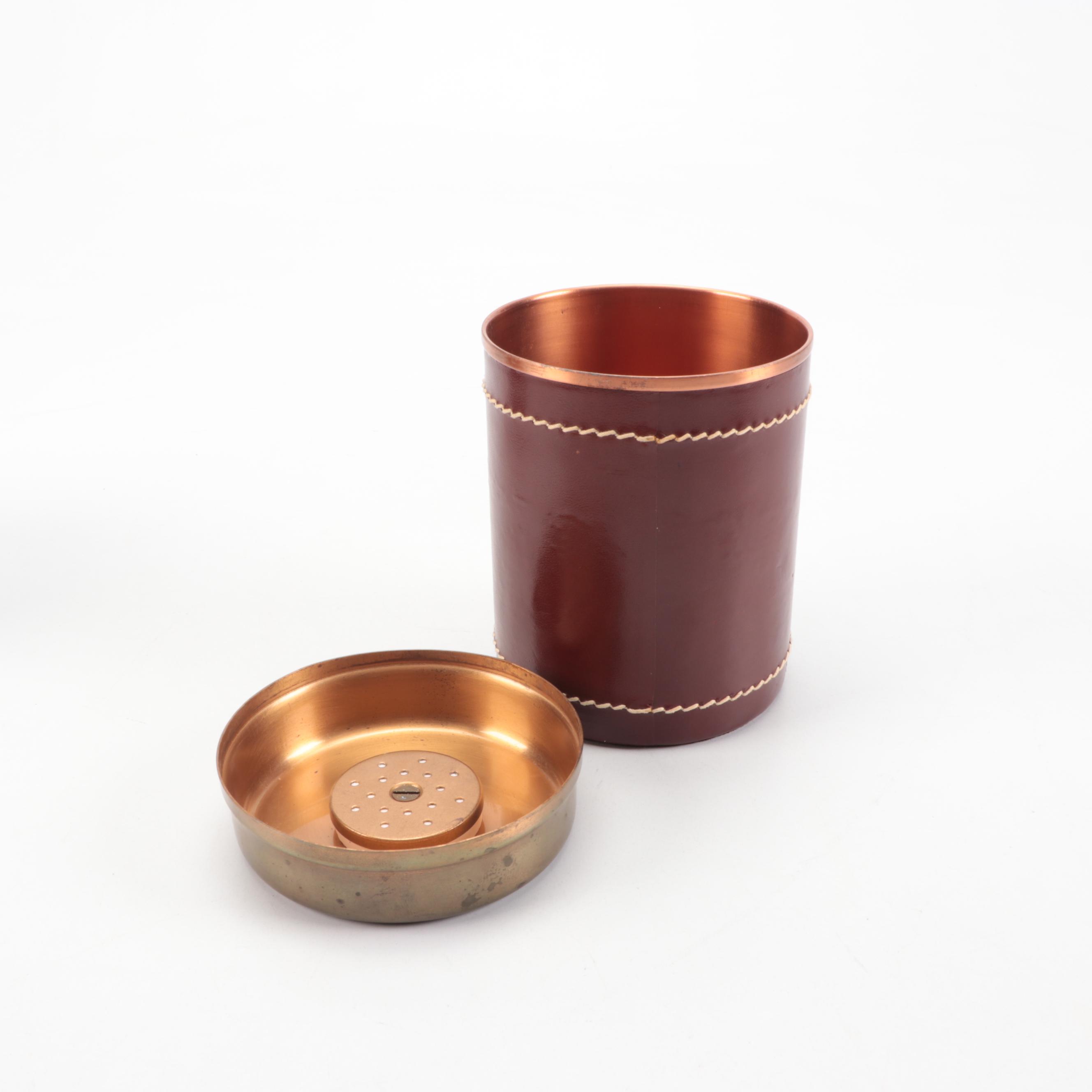 McDonald Duk-It Leather Wrapped with Other Humidors