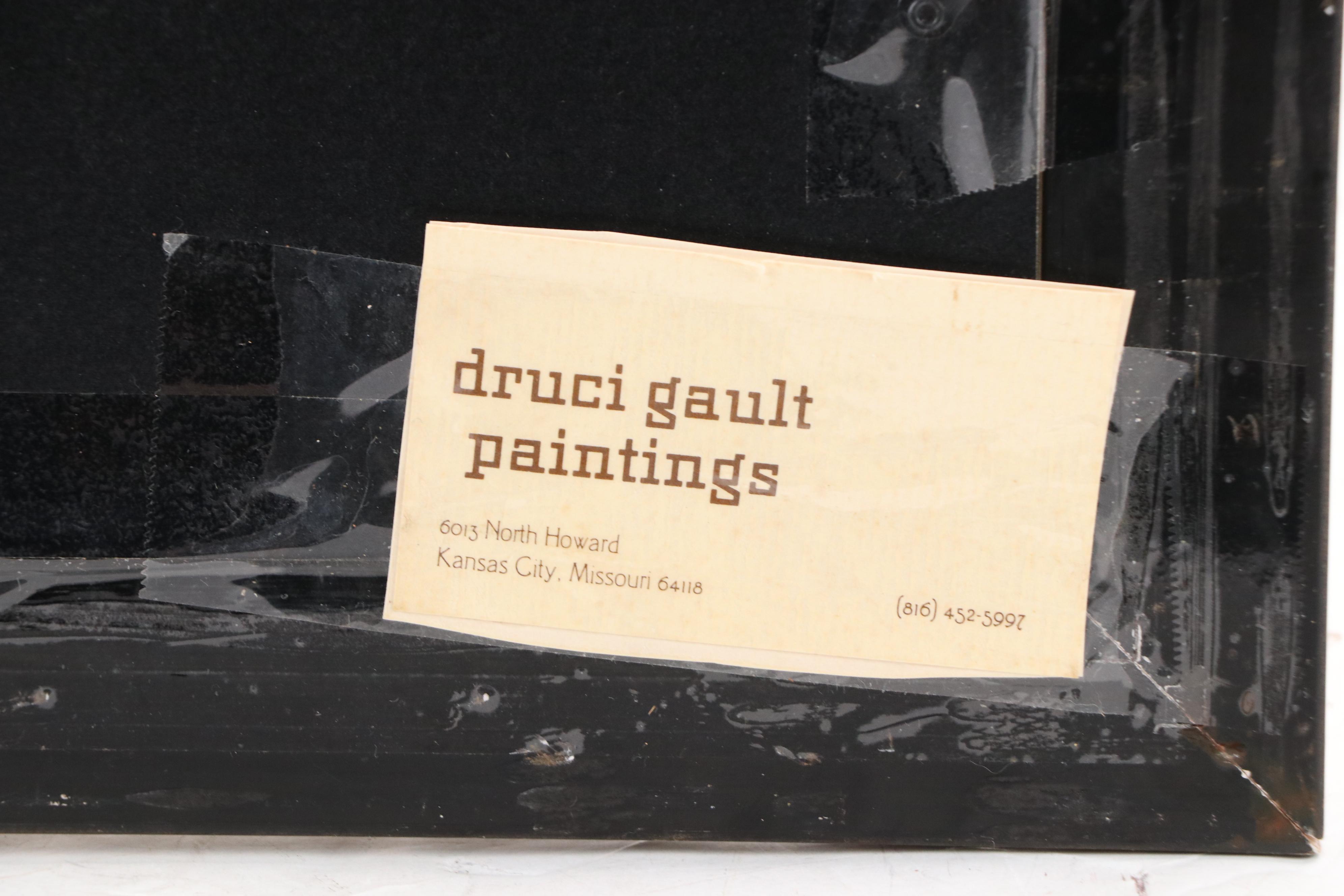 Druci Gault Autumn Lake Landscape Watercolor Painting