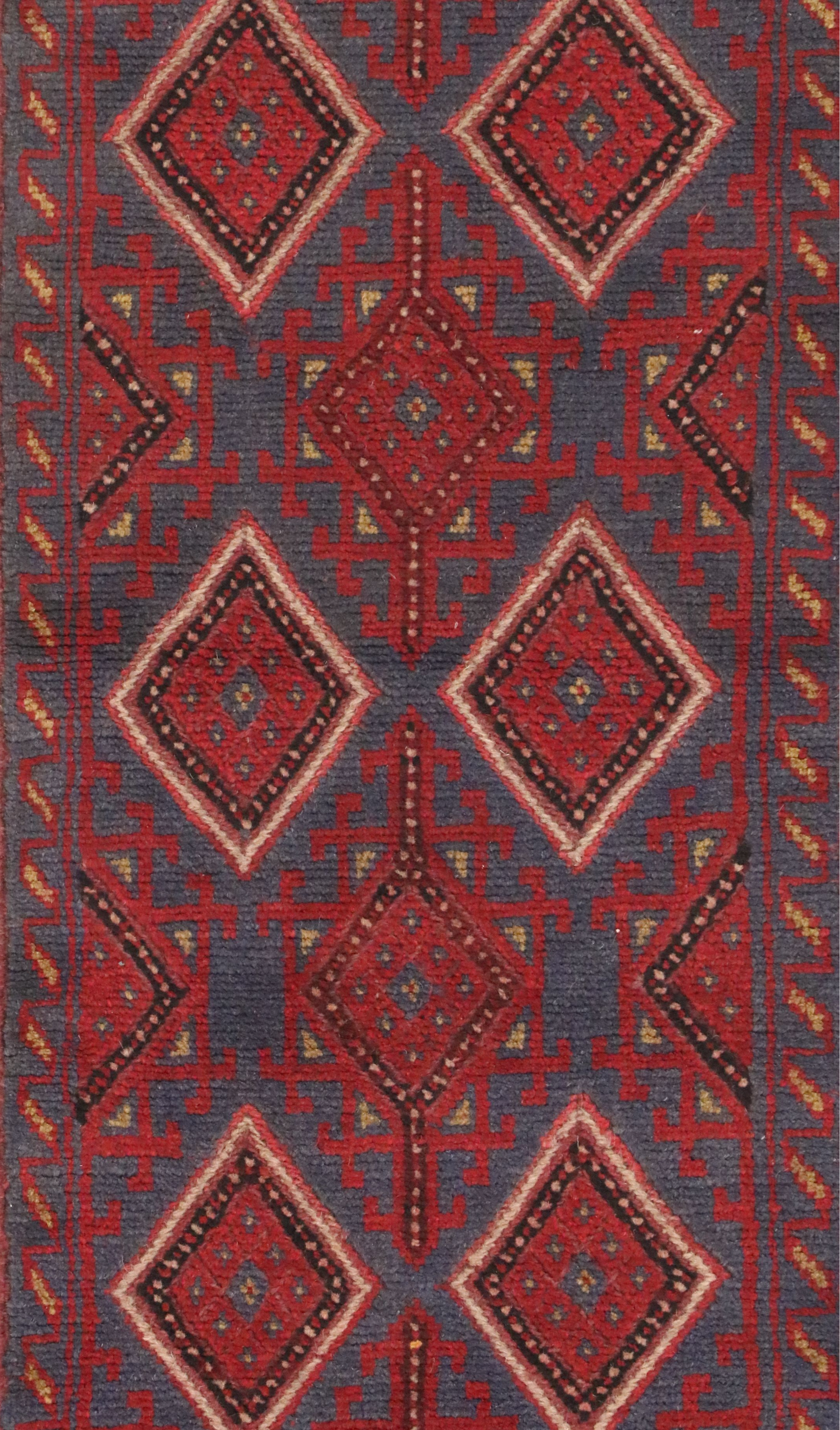 2' x 8'2 Handwoven Afghan Mashwani Carpet Runner