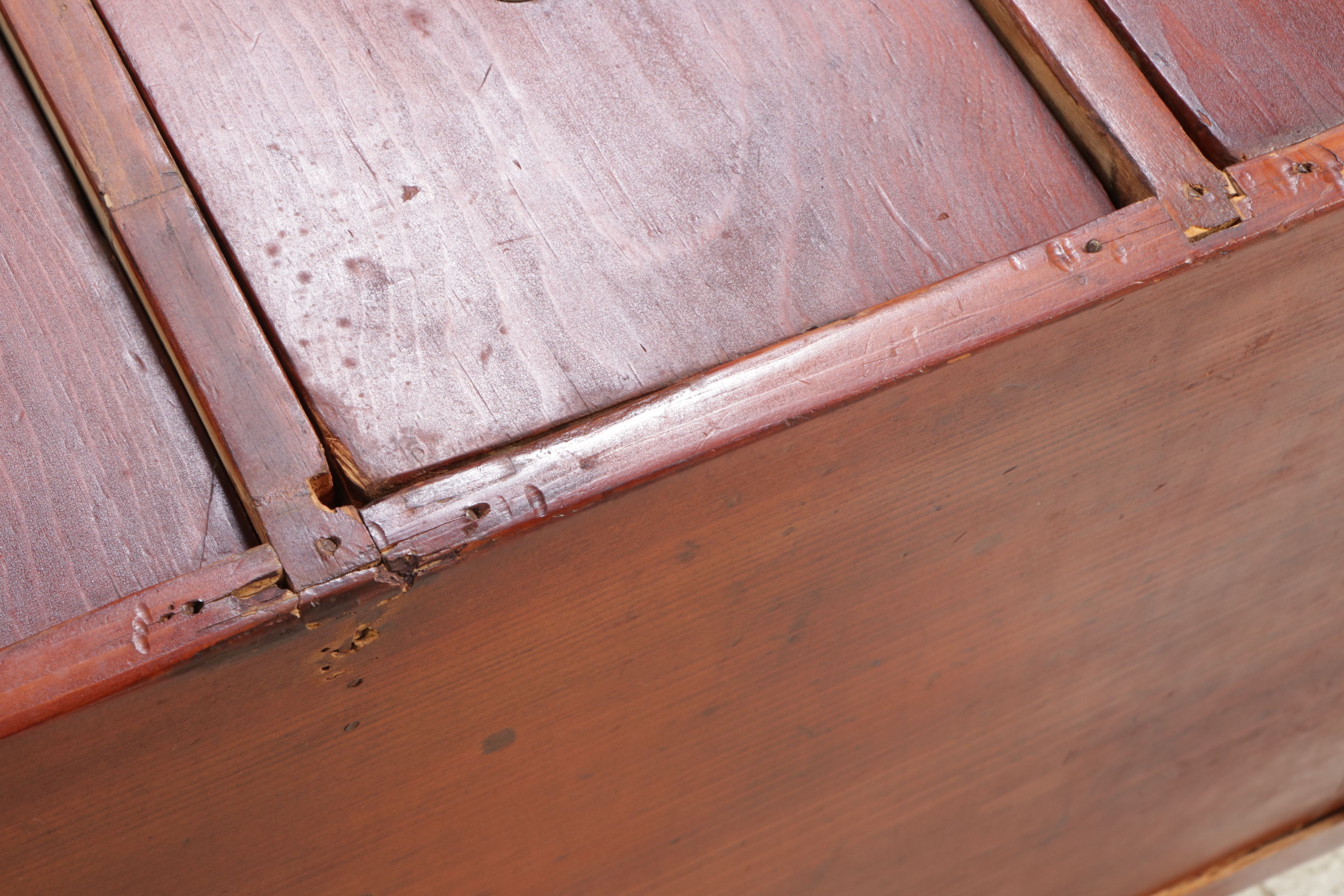 Chippendale Style Pine Chest of Drawers, 19th Century