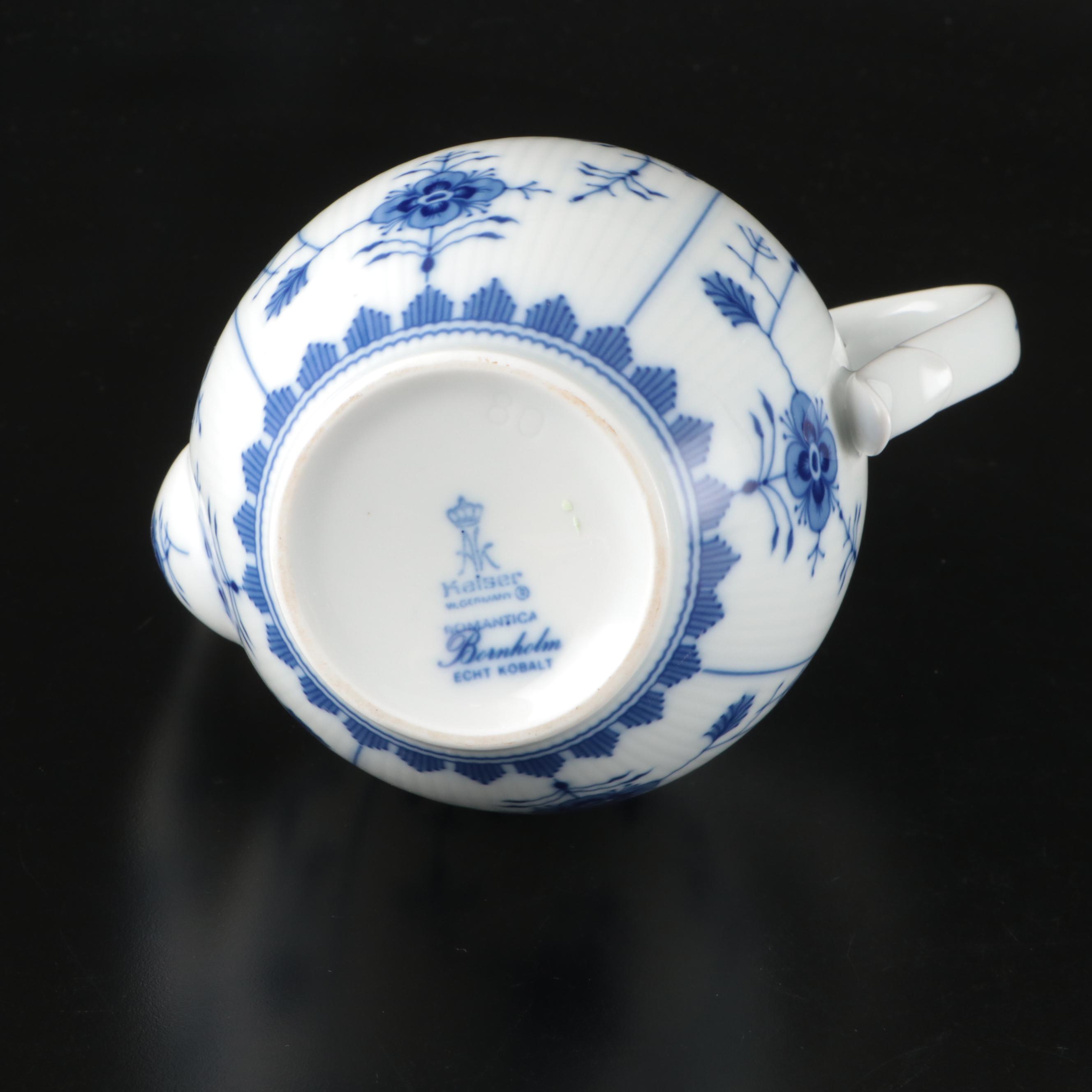 Wedgwood "Romantic England" and Other Blue and White Ceramic Dishes