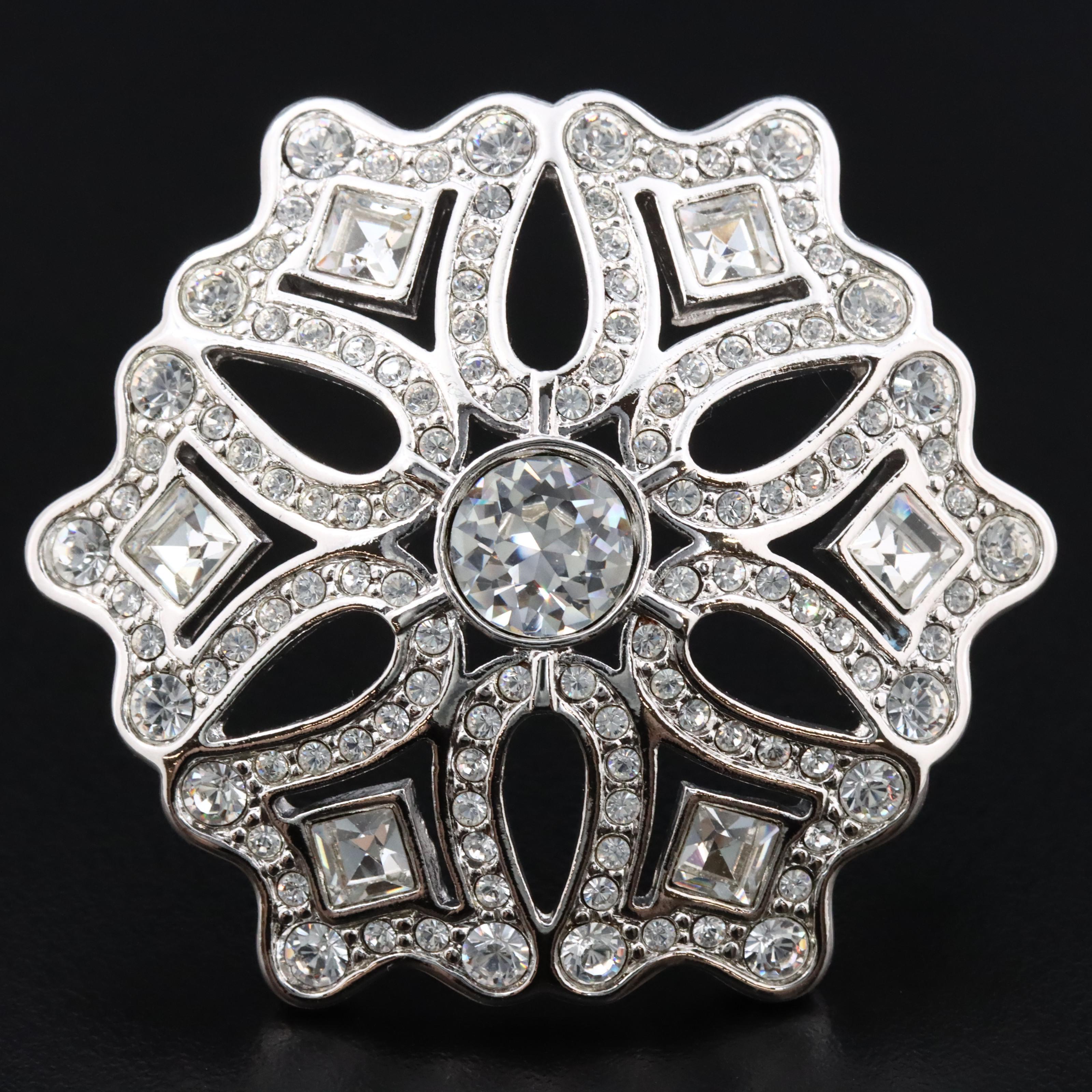 Swarovski Crystal Brooch