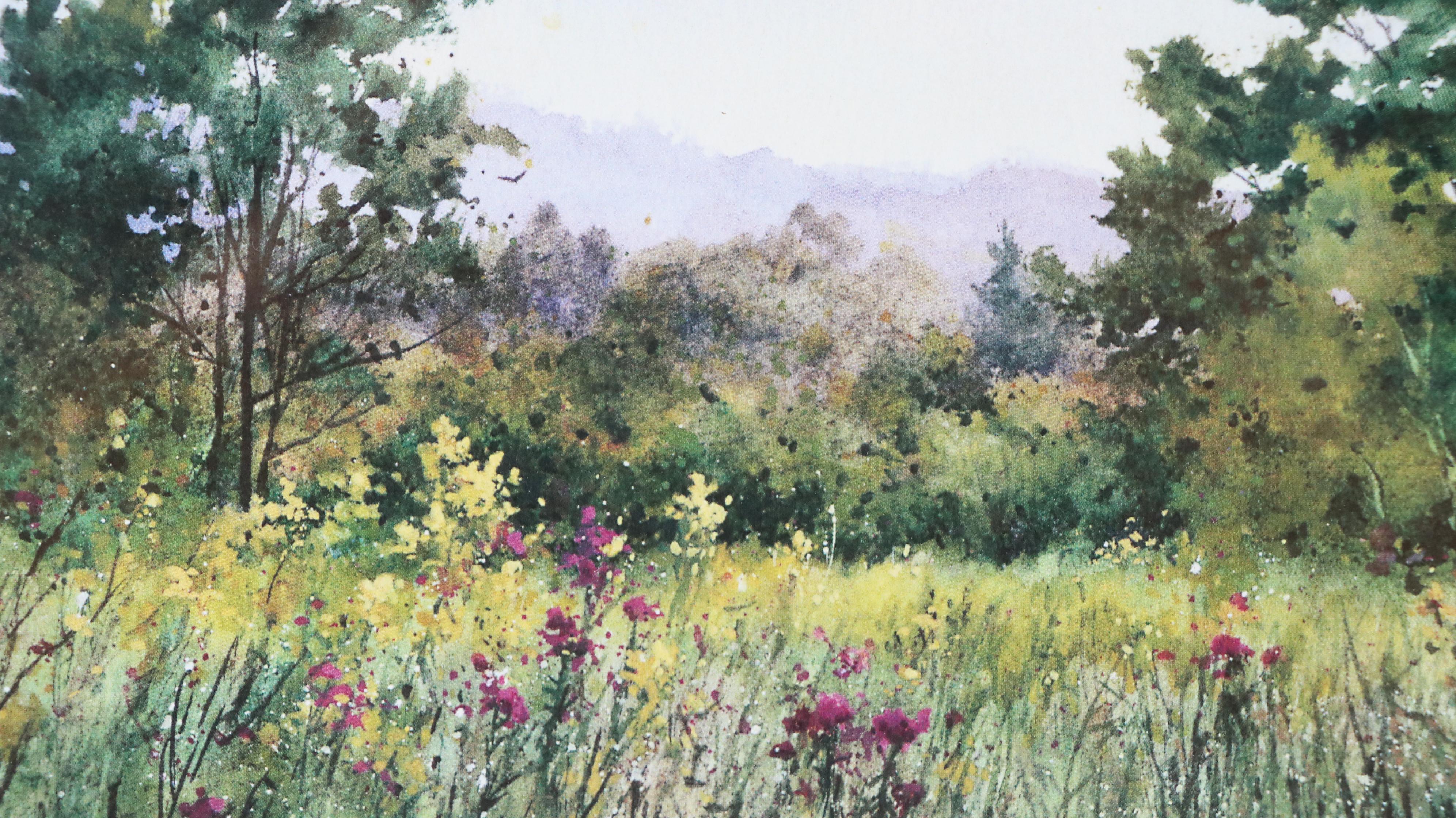 Joyce Steele Offset Lithograph "September at Lockwood"