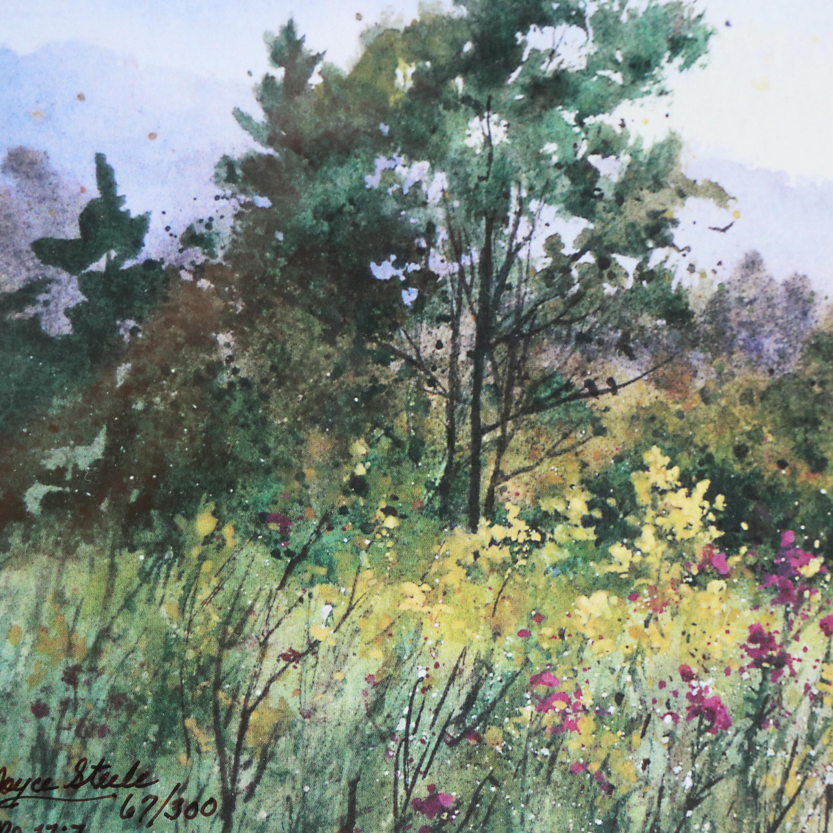 Joyce Steele Offset Lithograph "September at Lockwood"