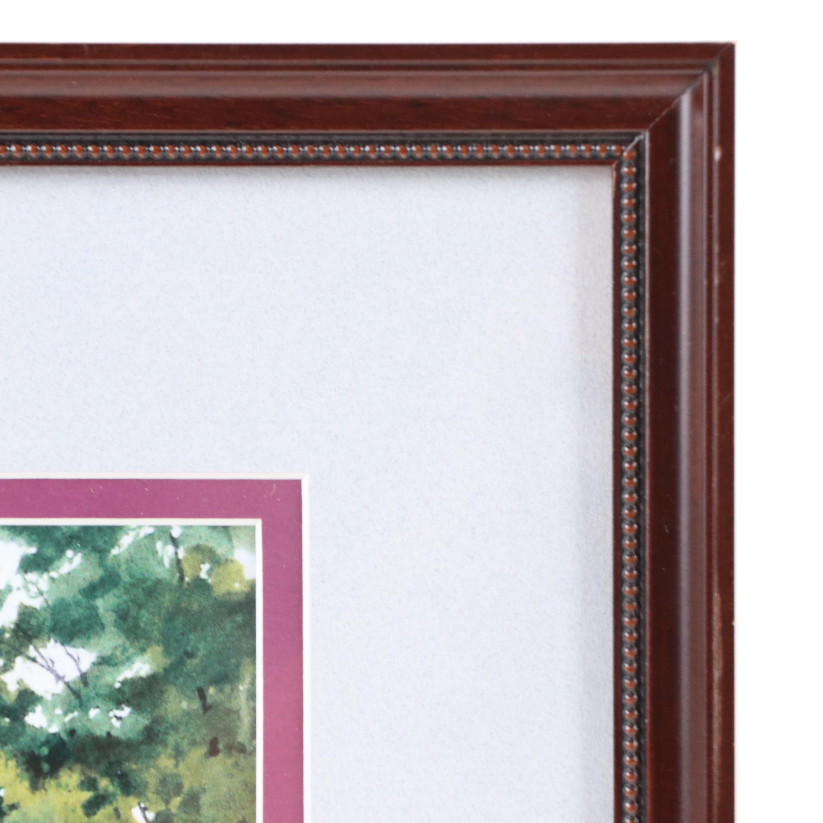 Joyce Steele Offset Lithograph "September at Lockwood"