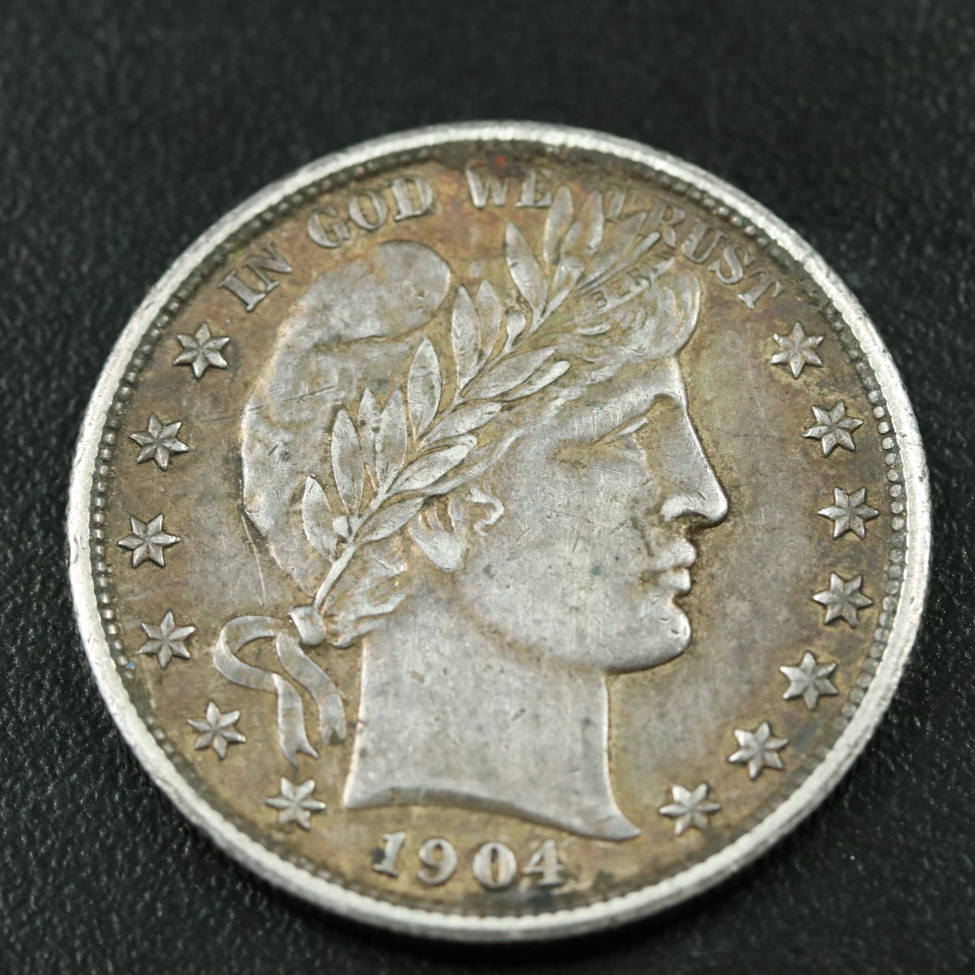 1904 Barber Silver Half Dollar