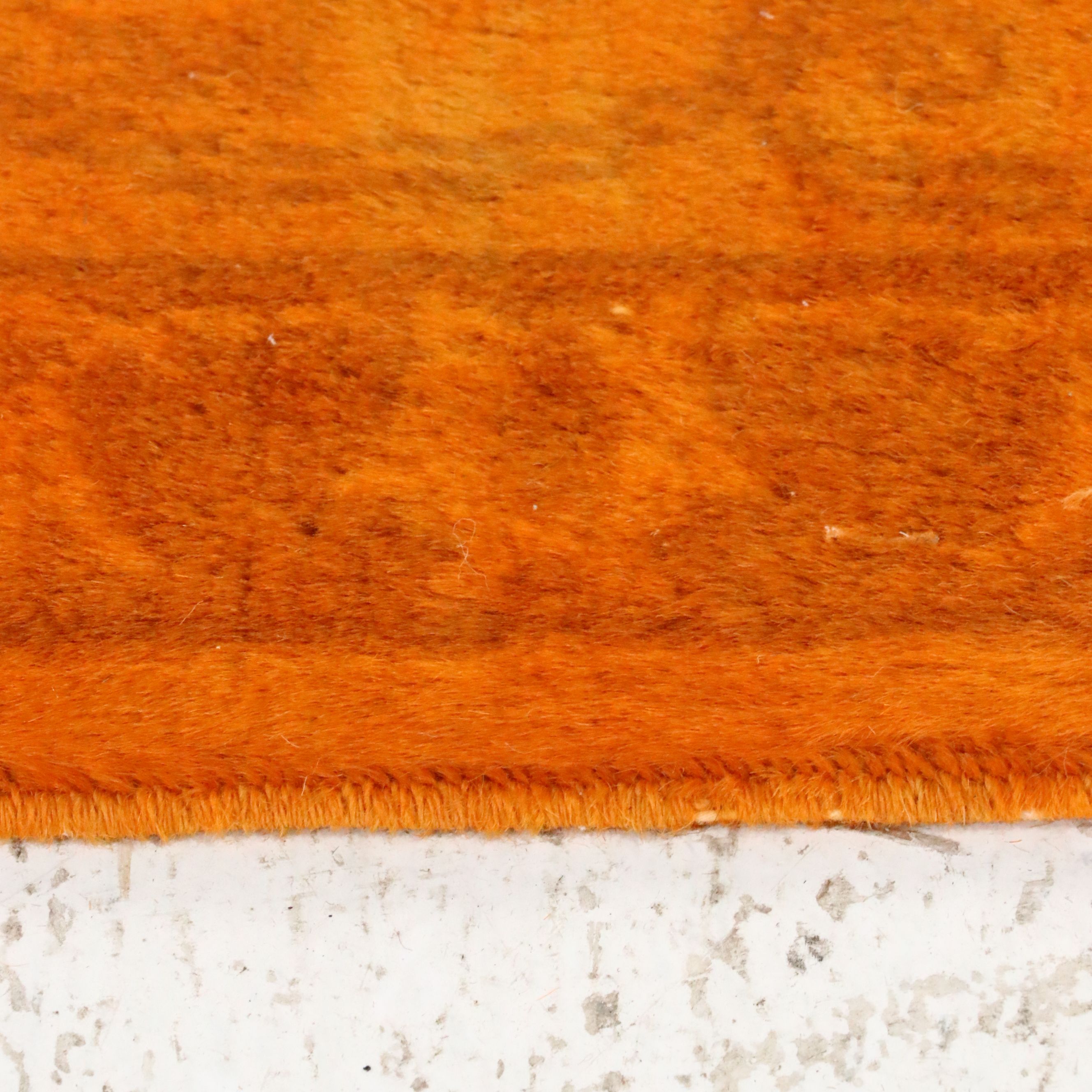 4'2 x 6'1 Hand-Knotted Persian Overdyed Area Rug