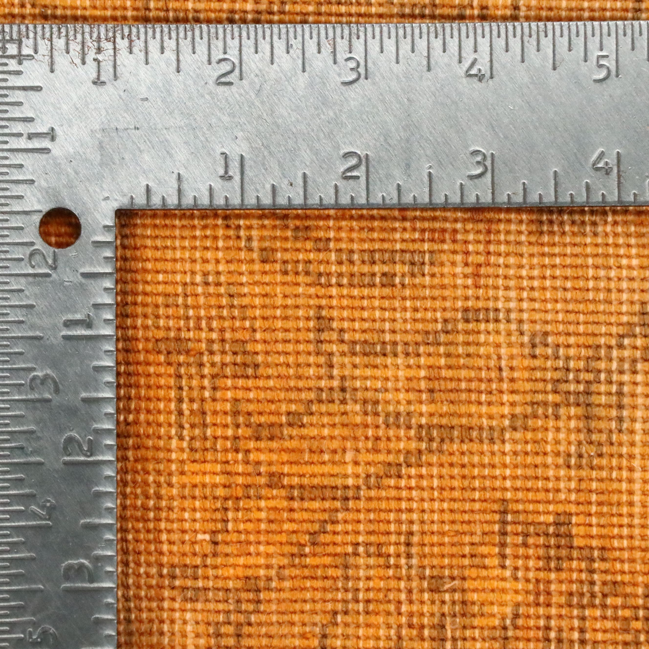 4'2 x 6'1 Hand-Knotted Persian Overdyed Area Rug