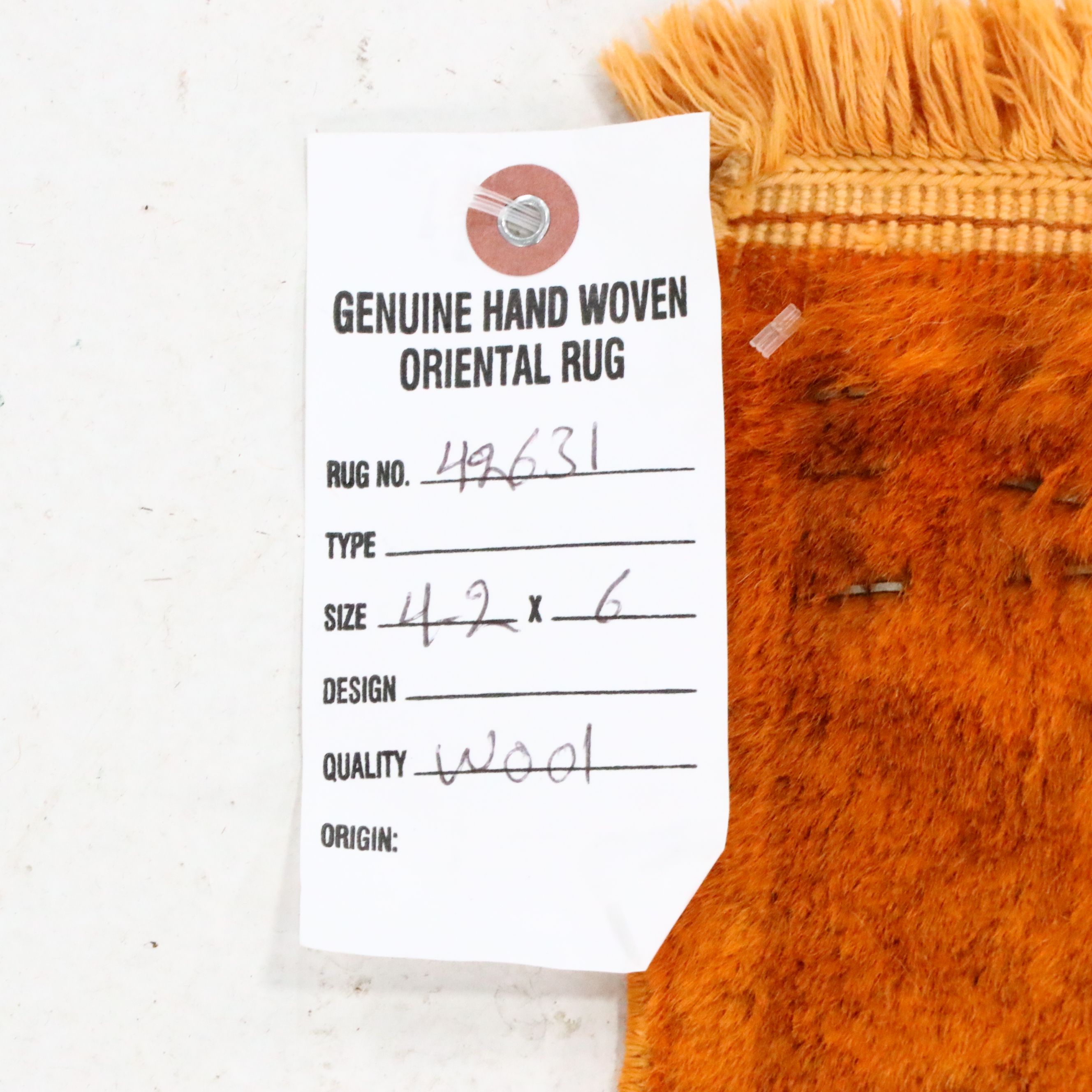 4'2 x 6'1 Hand-Knotted Persian Overdyed Area Rug