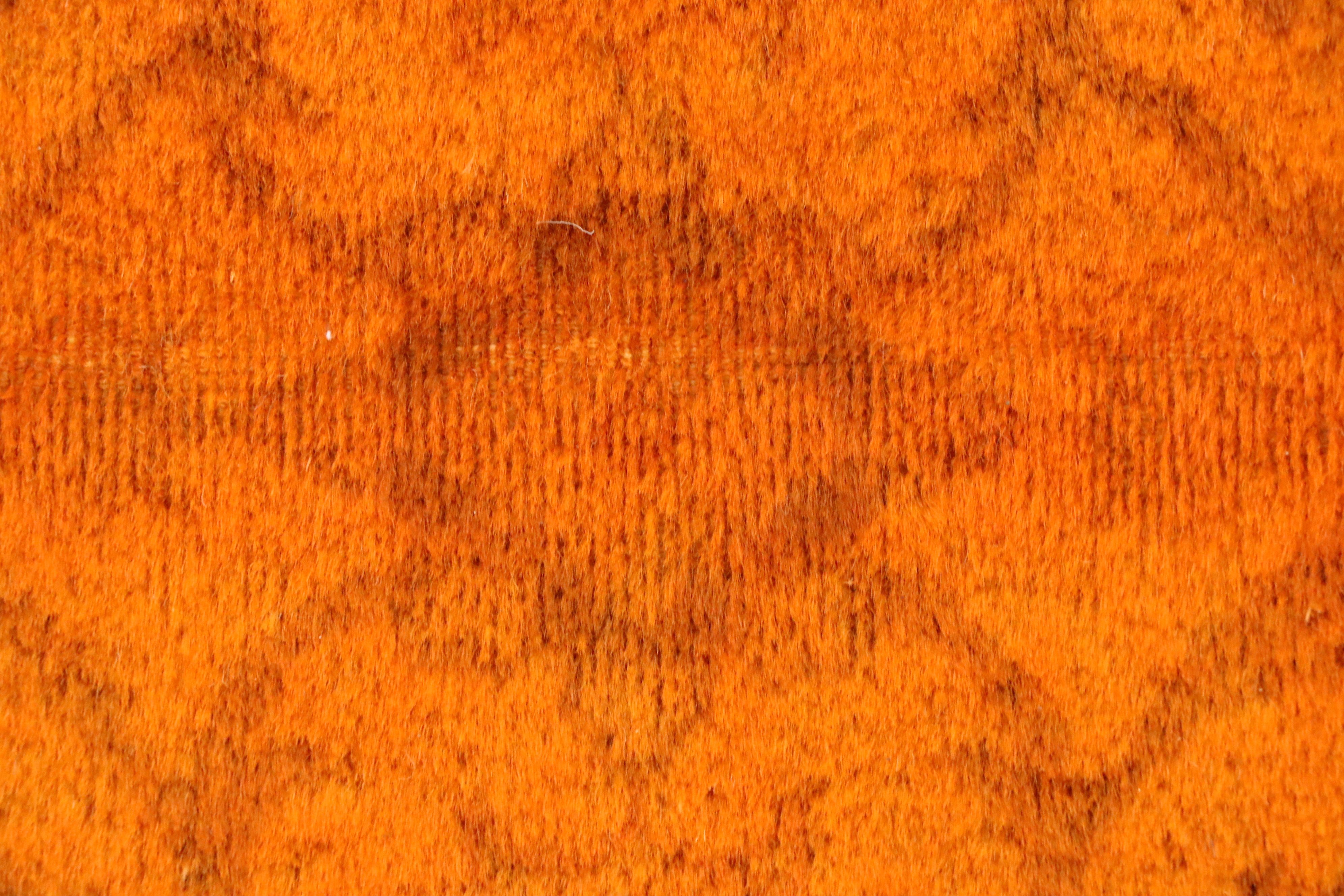 4'2 x 6'1 Hand-Knotted Persian Overdyed Area Rug