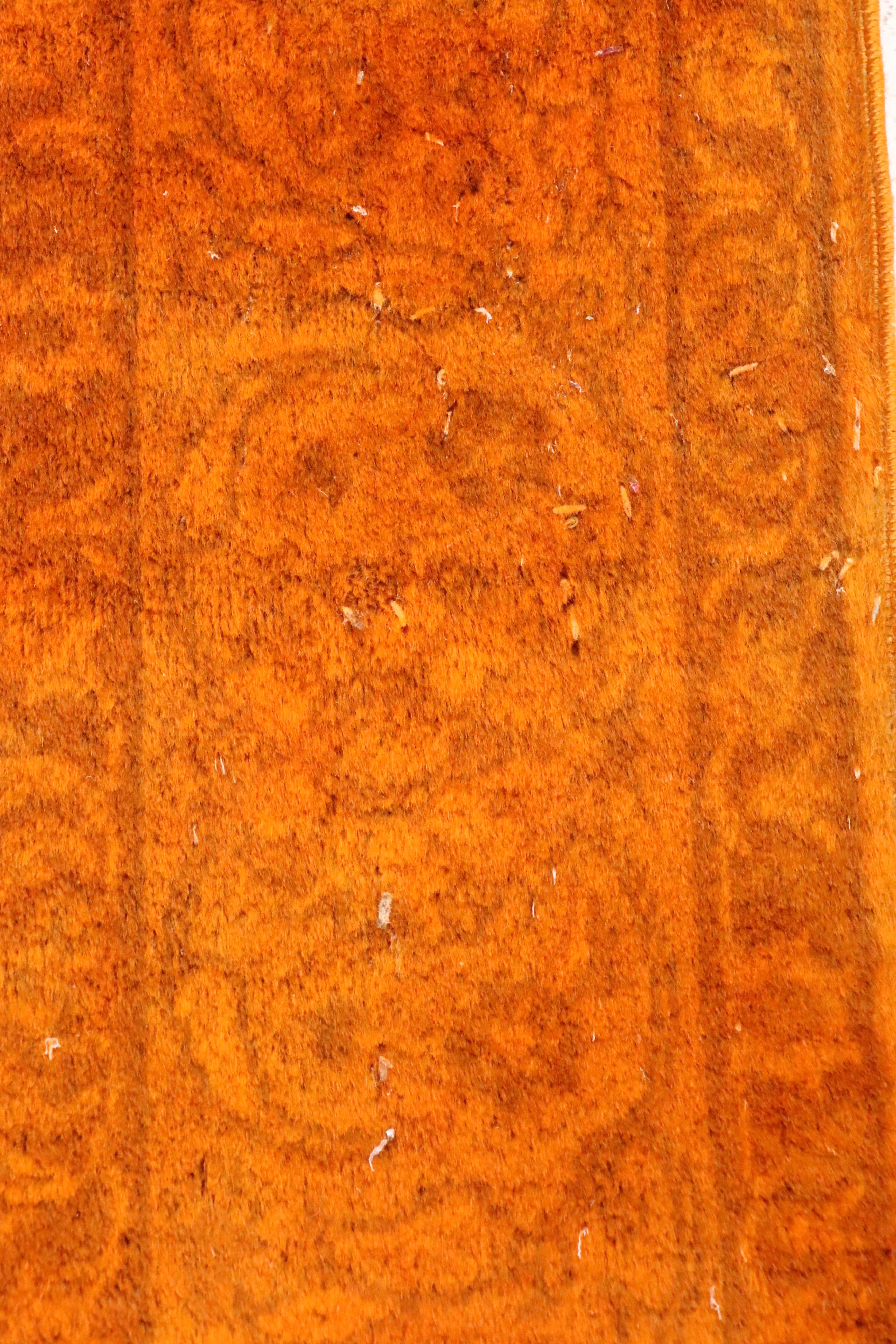 4'2 x 6'1 Hand-Knotted Persian Overdyed Area Rug