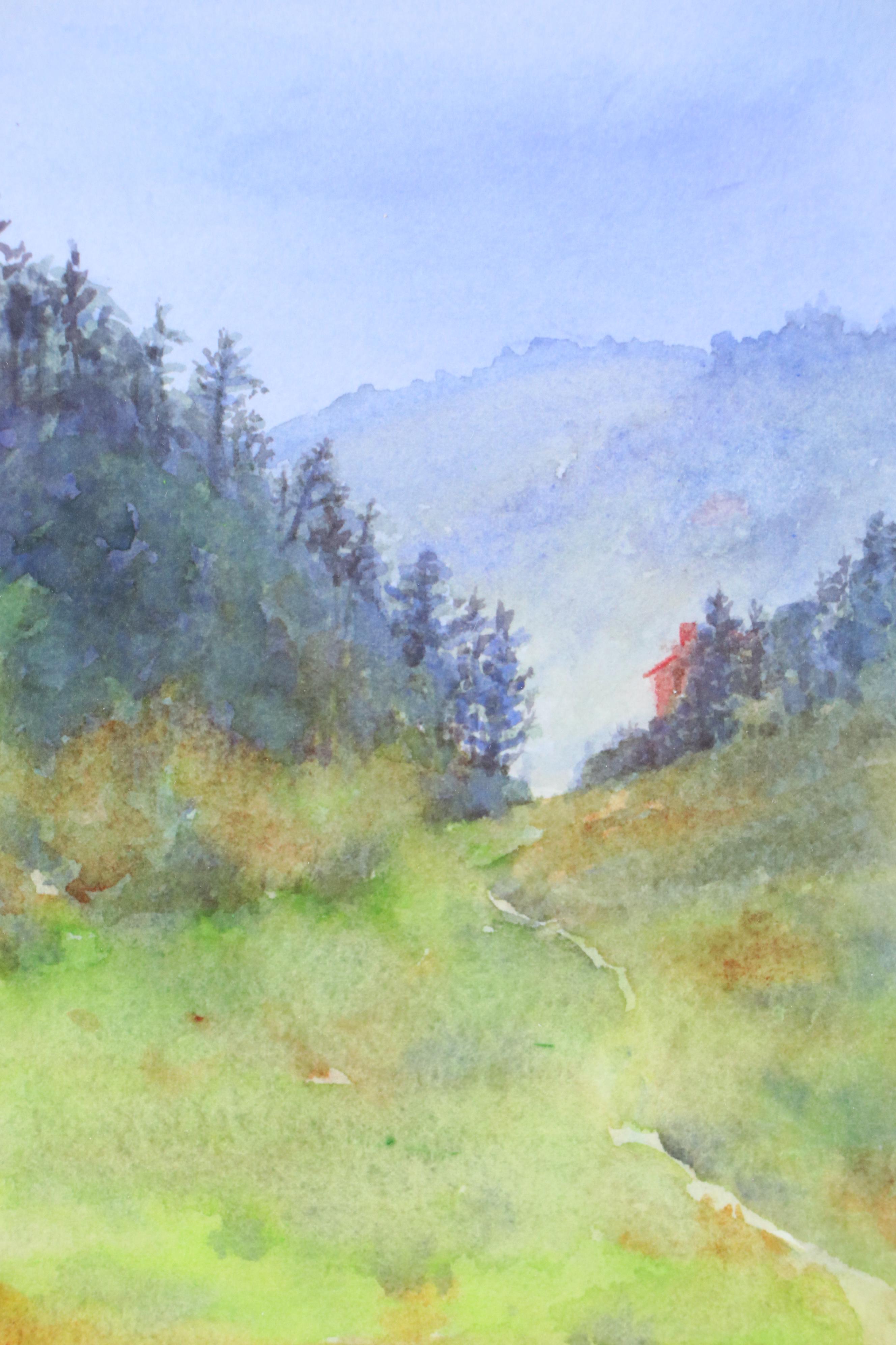 Jane Voorhees Landscape Giclée "Up in the Holler"