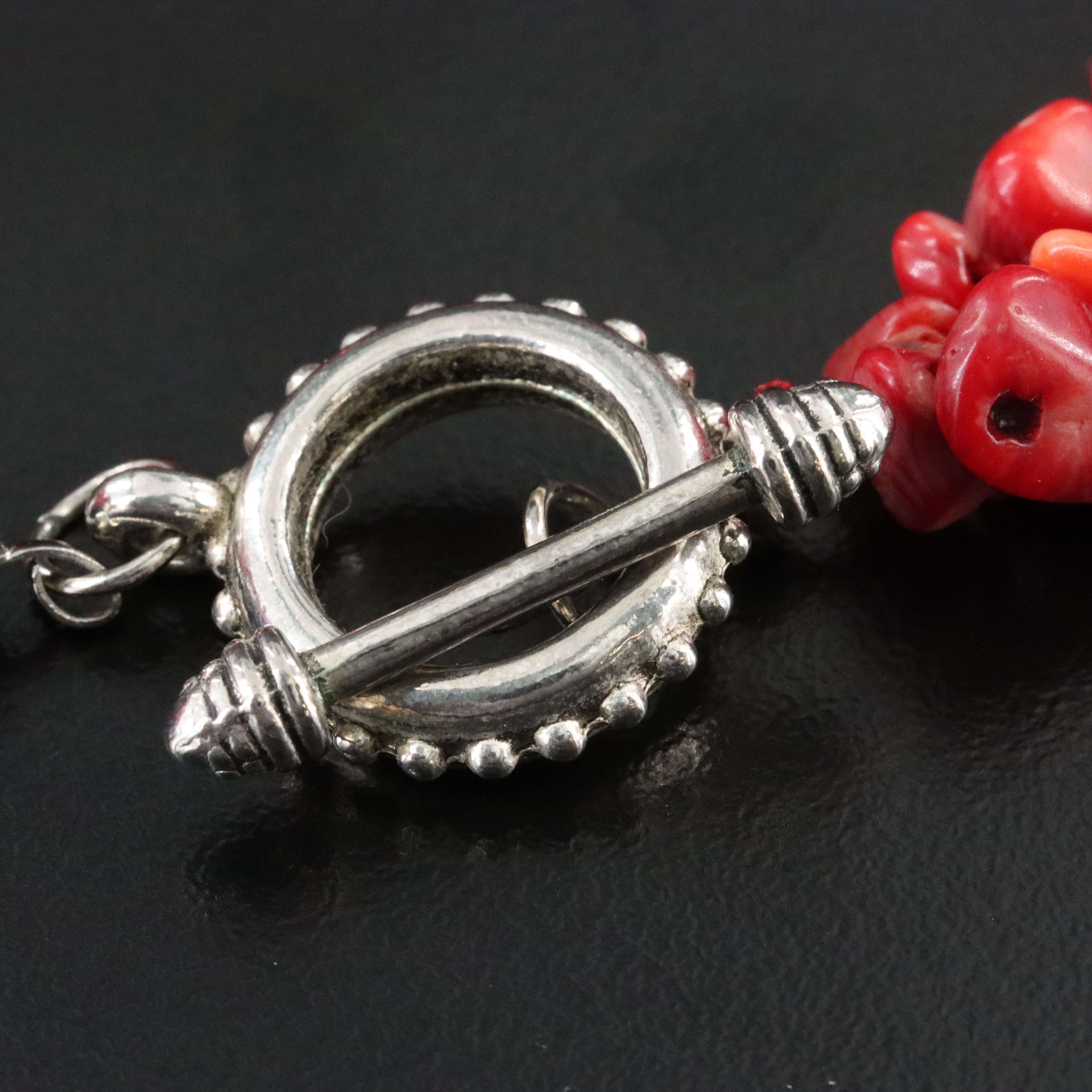 Braided Coral Necklace