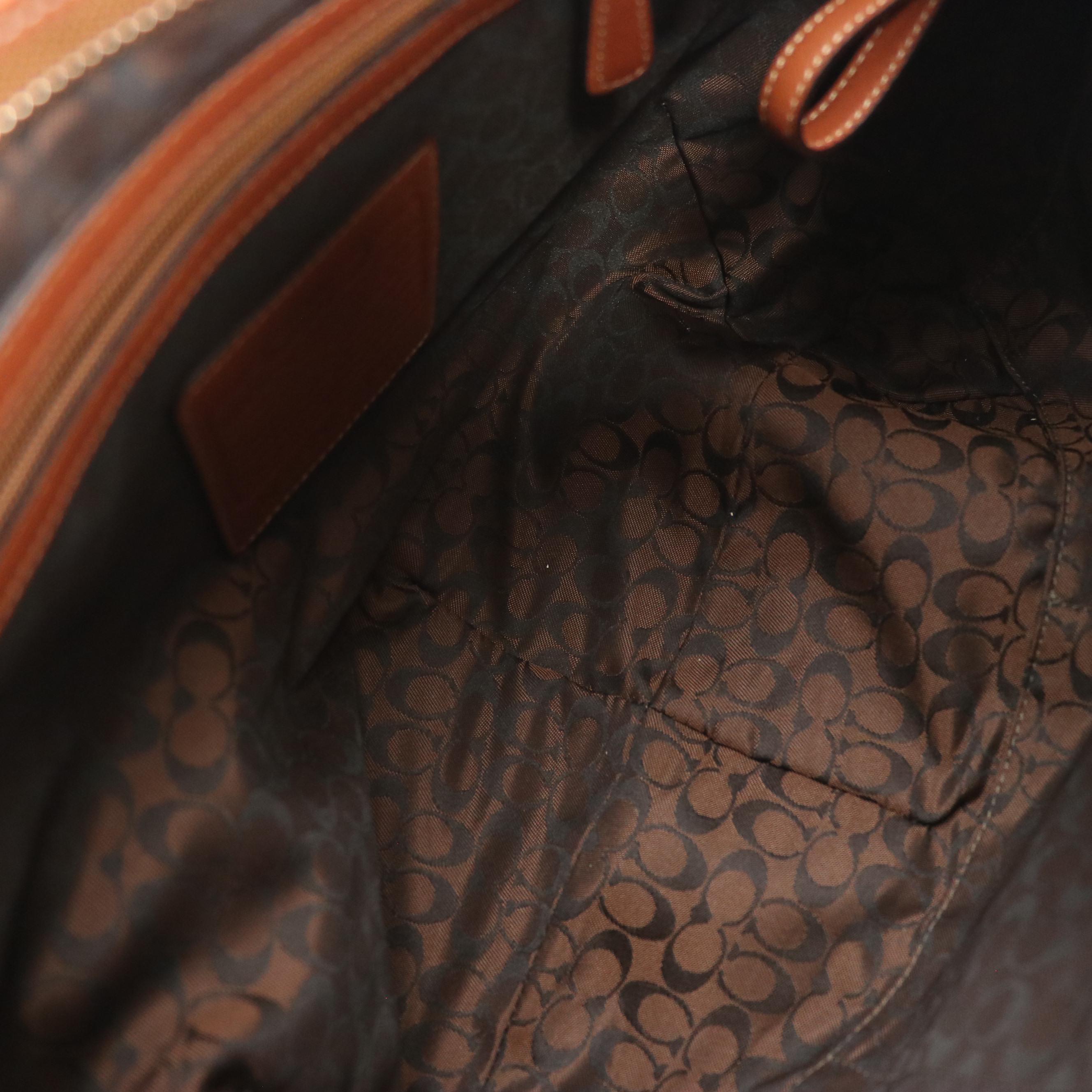 Coach Ergo Hobo Shoulder Bag in Caramel Brown Leather