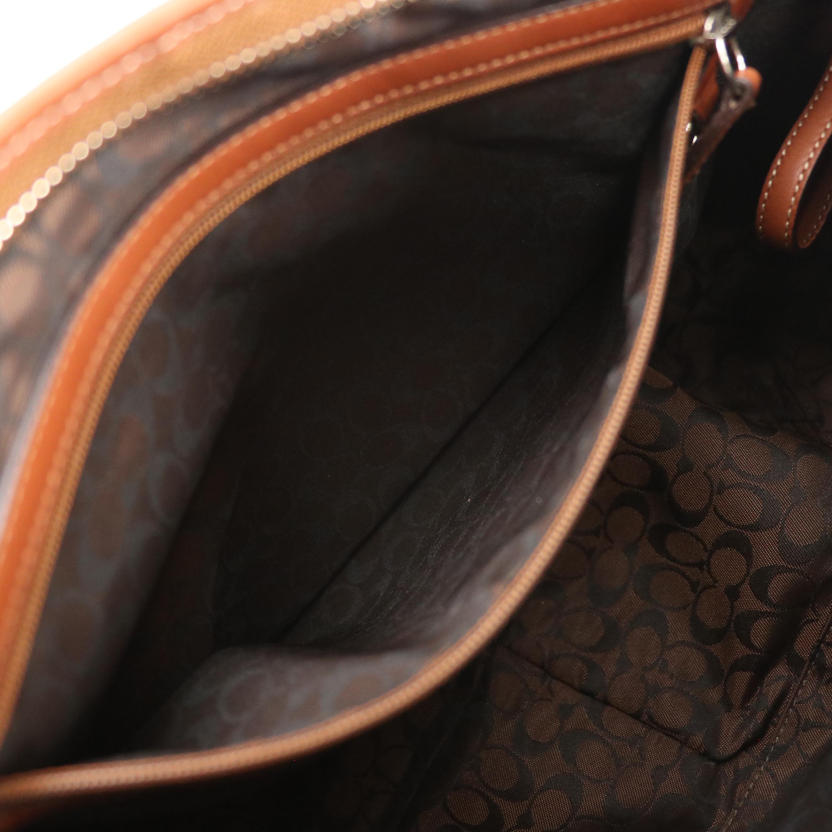 Coach Ergo Hobo Shoulder Bag in Caramel Brown Leather