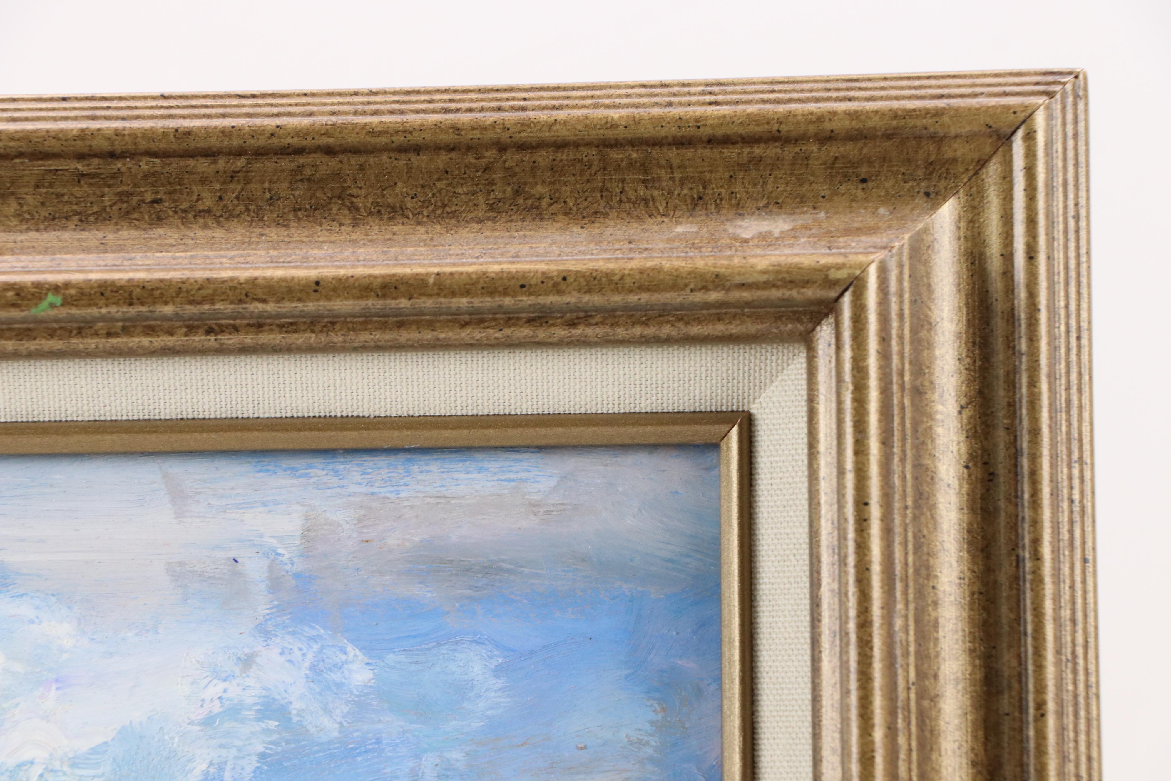 Nino Pippa Oil Painting "Remembering Van Gogh - Sunflowers by the Oise River"