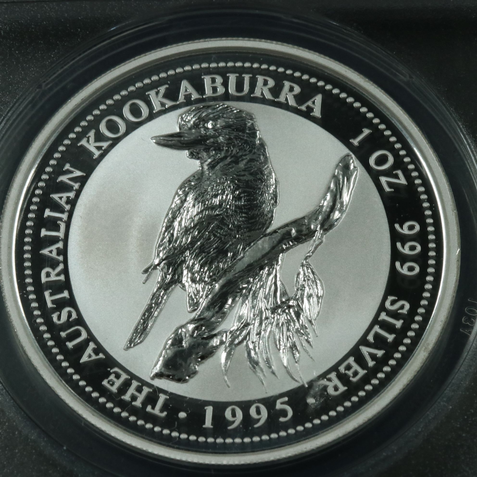 ANACS MS70 DCAM 1995 Australia $1 Kookaburra Silver Coin