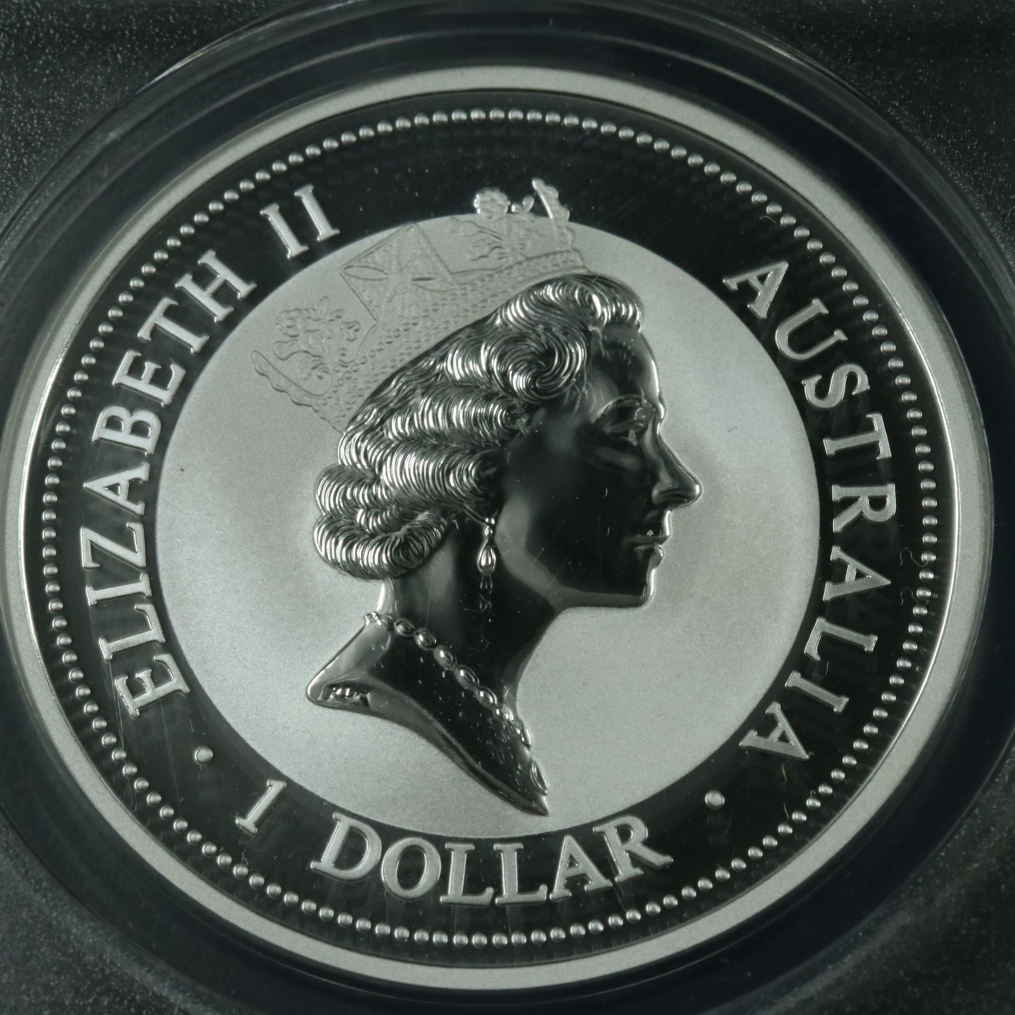 ANACS MS70 DCAM 1995 Australia $1 Kookaburra Silver Coin