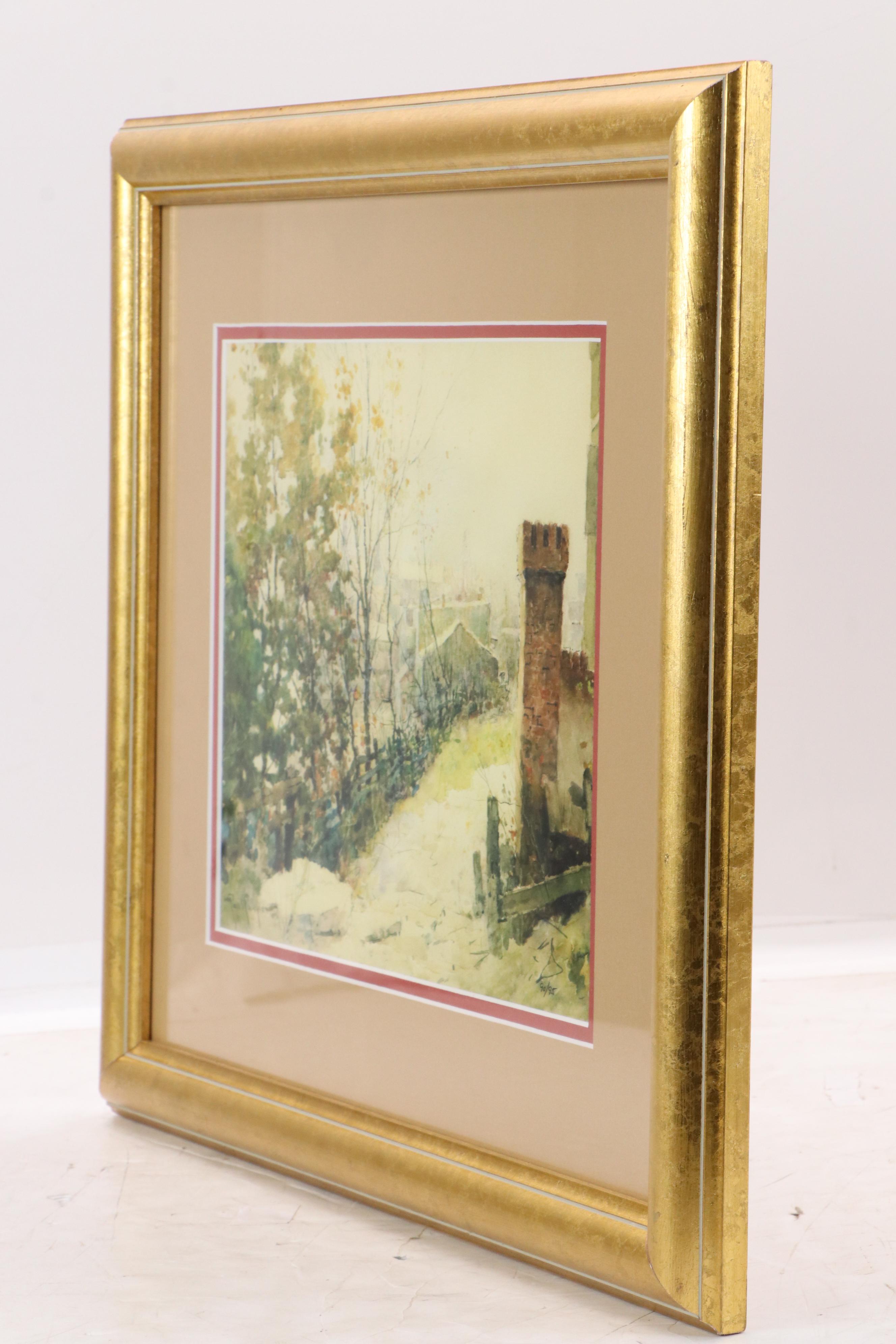 After Paul Sawyier Landscape Giclée "Frankfort in the Fall"