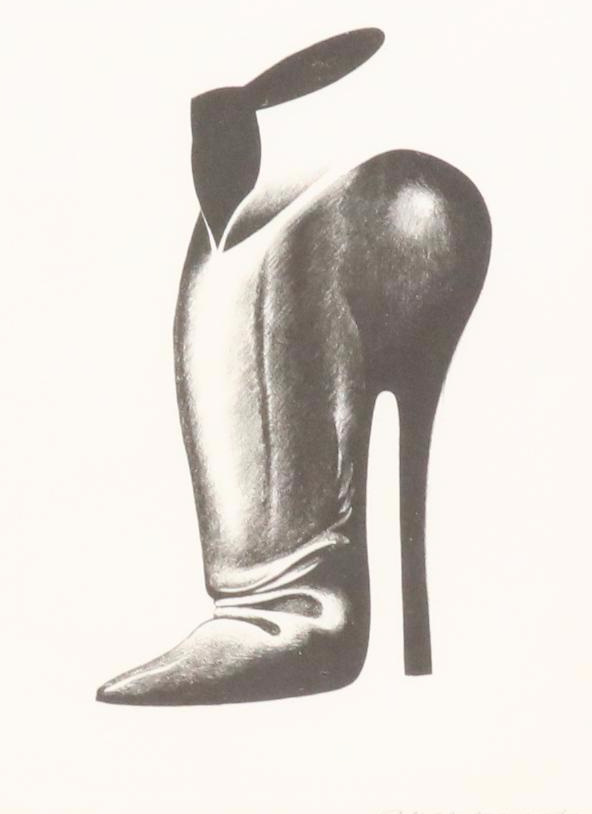 Allen Jones Lithograph "Shoe," 1968