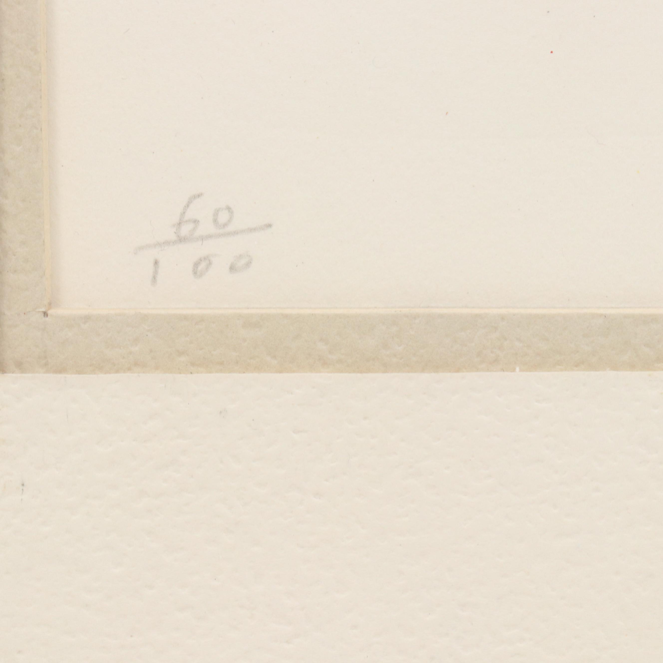 Allen Jones Lithograph "Shoe," 1968