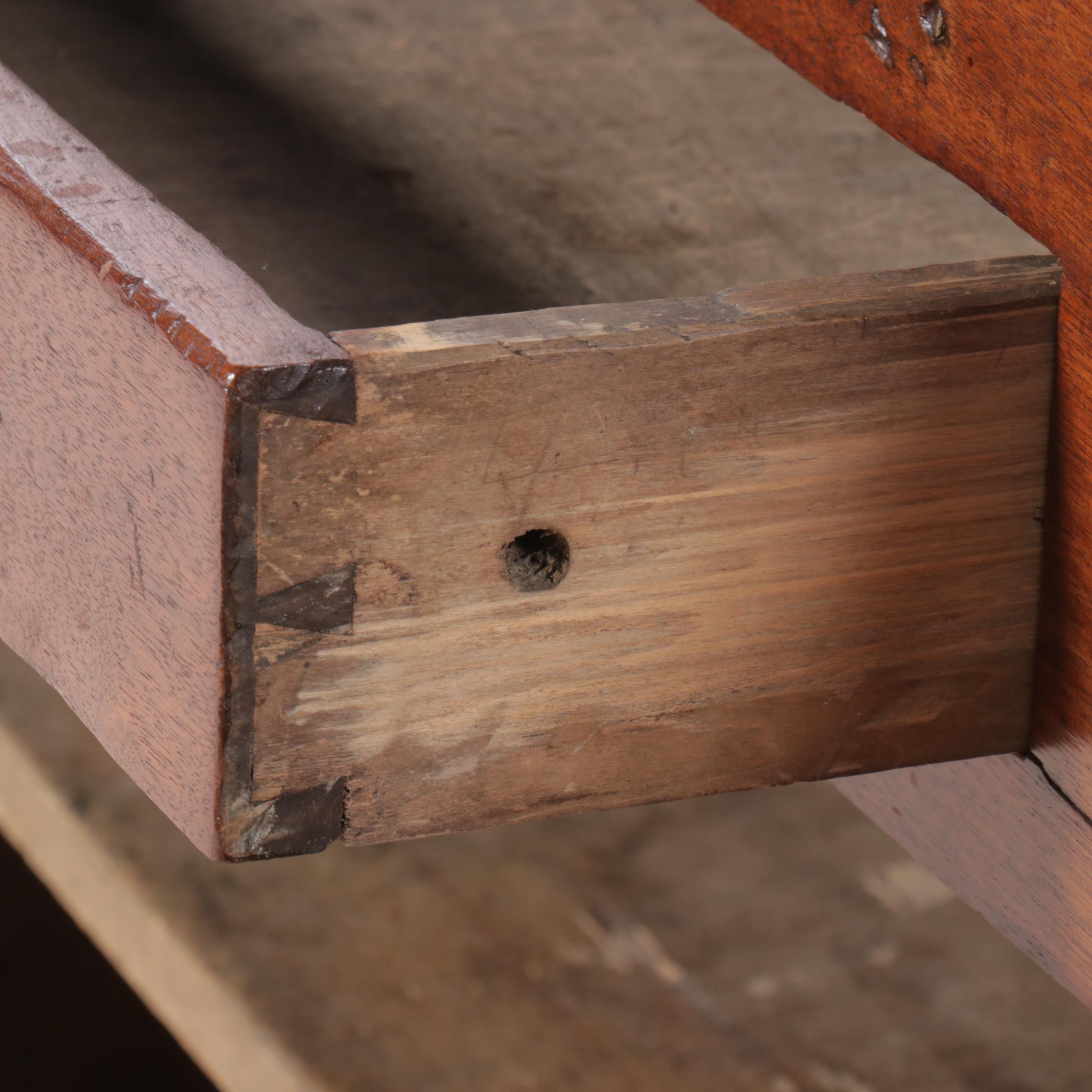 Walnut Dry Sink, Early 19th Century