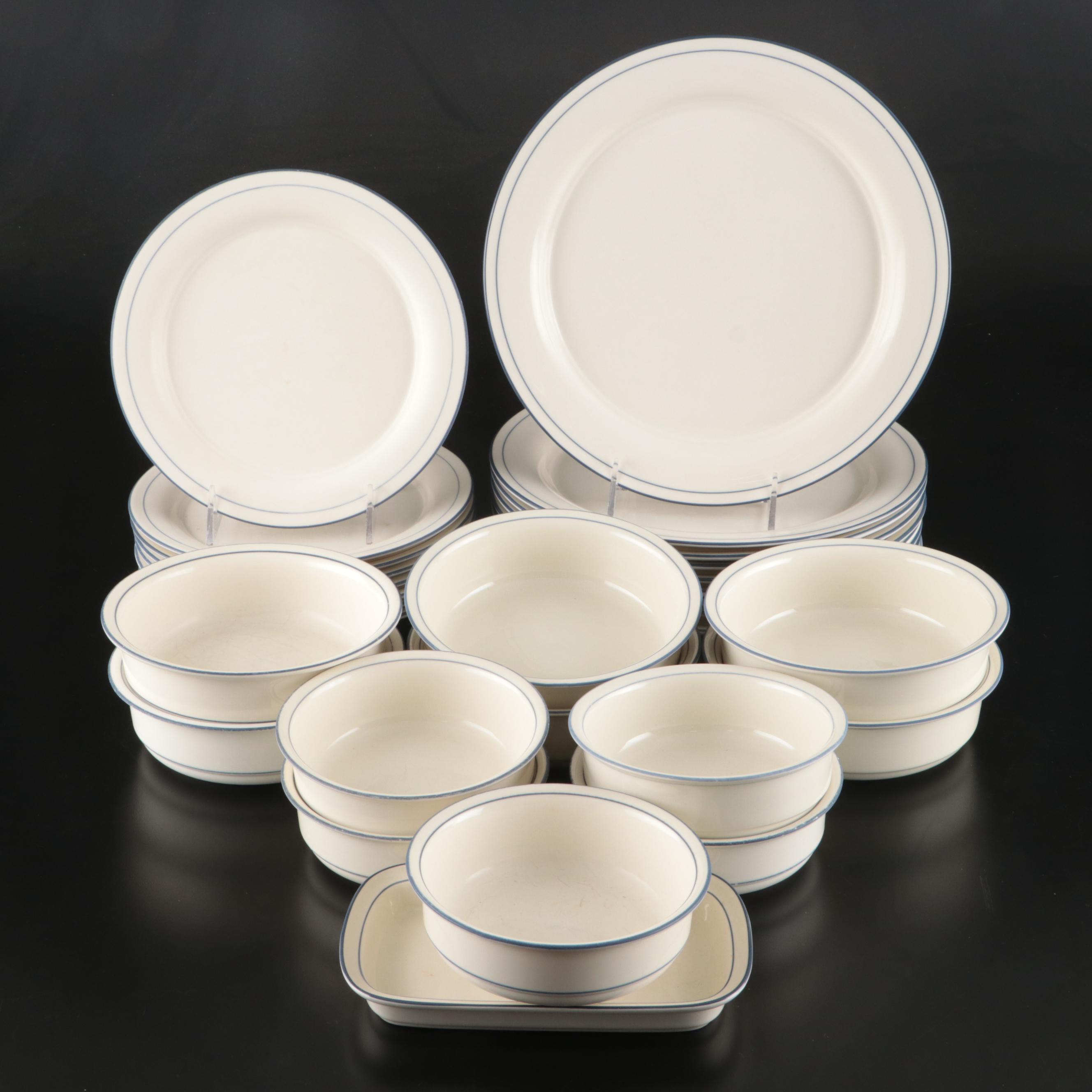 Lenox "Blue Pinstripes" Ceramic Dinnerware