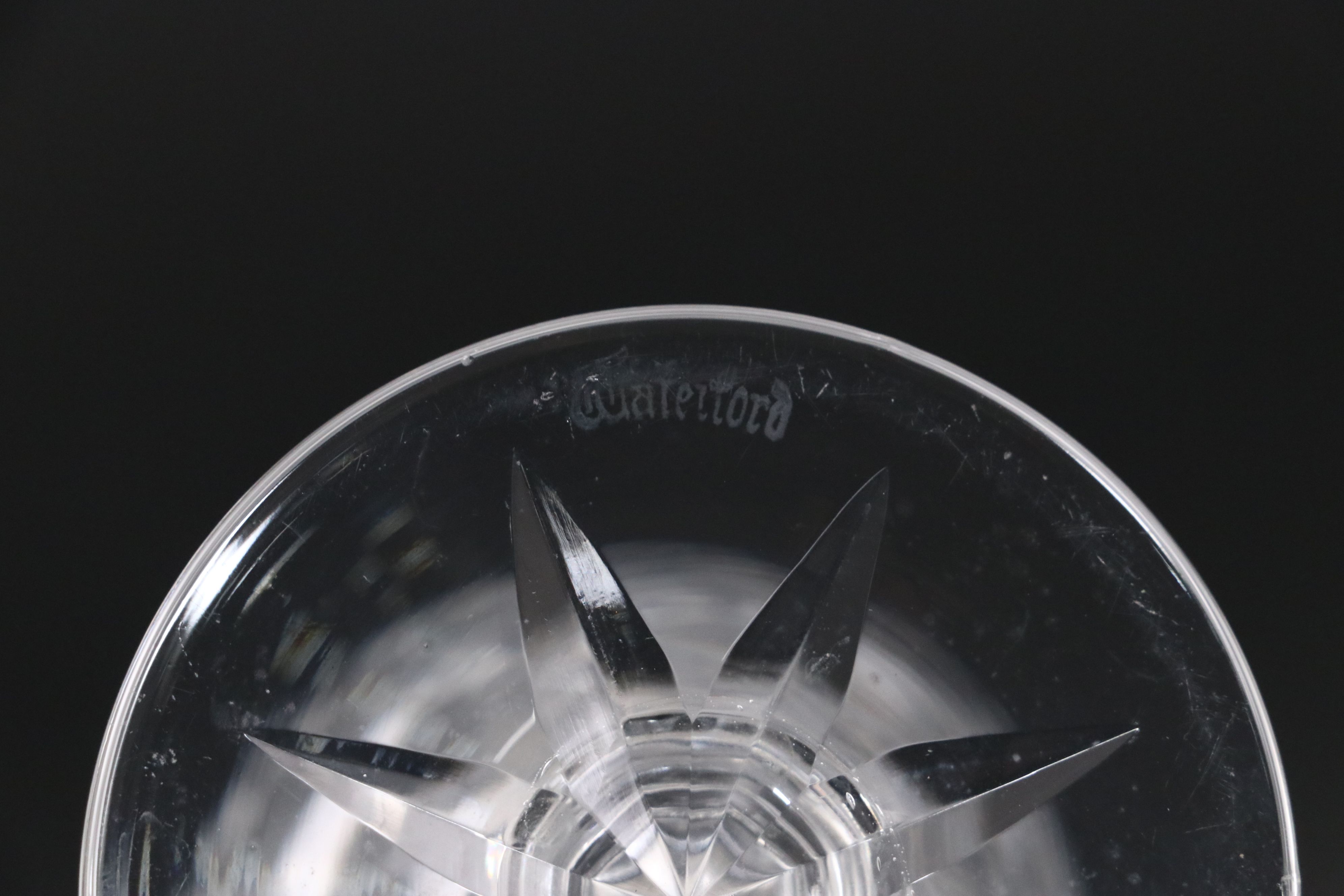 American Brilliant Cut Crystal Celery Dish with Cruet and Other Crystal Décor