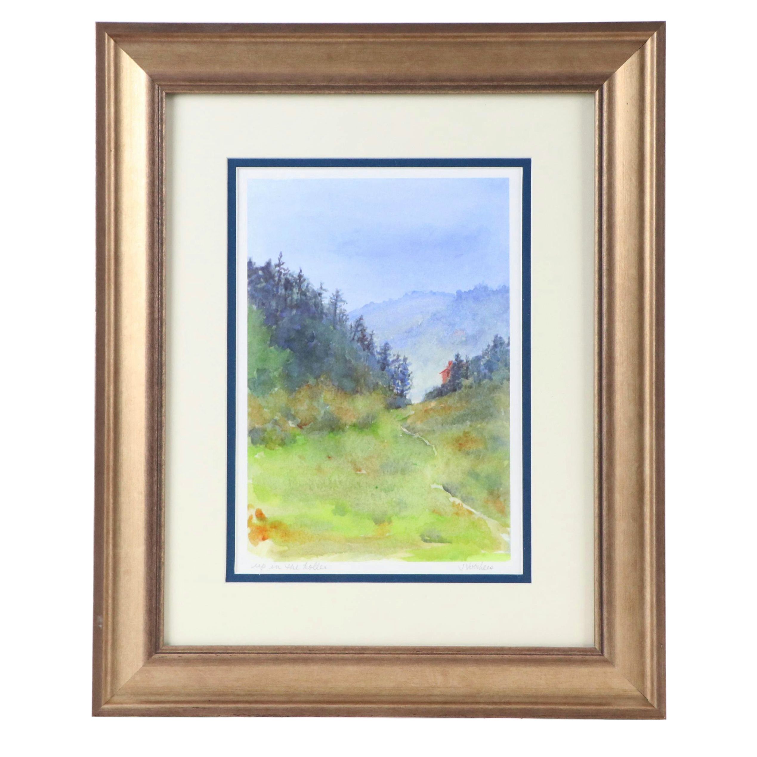 Jane Voorhees Landscape Giclée "Up in the Holler"