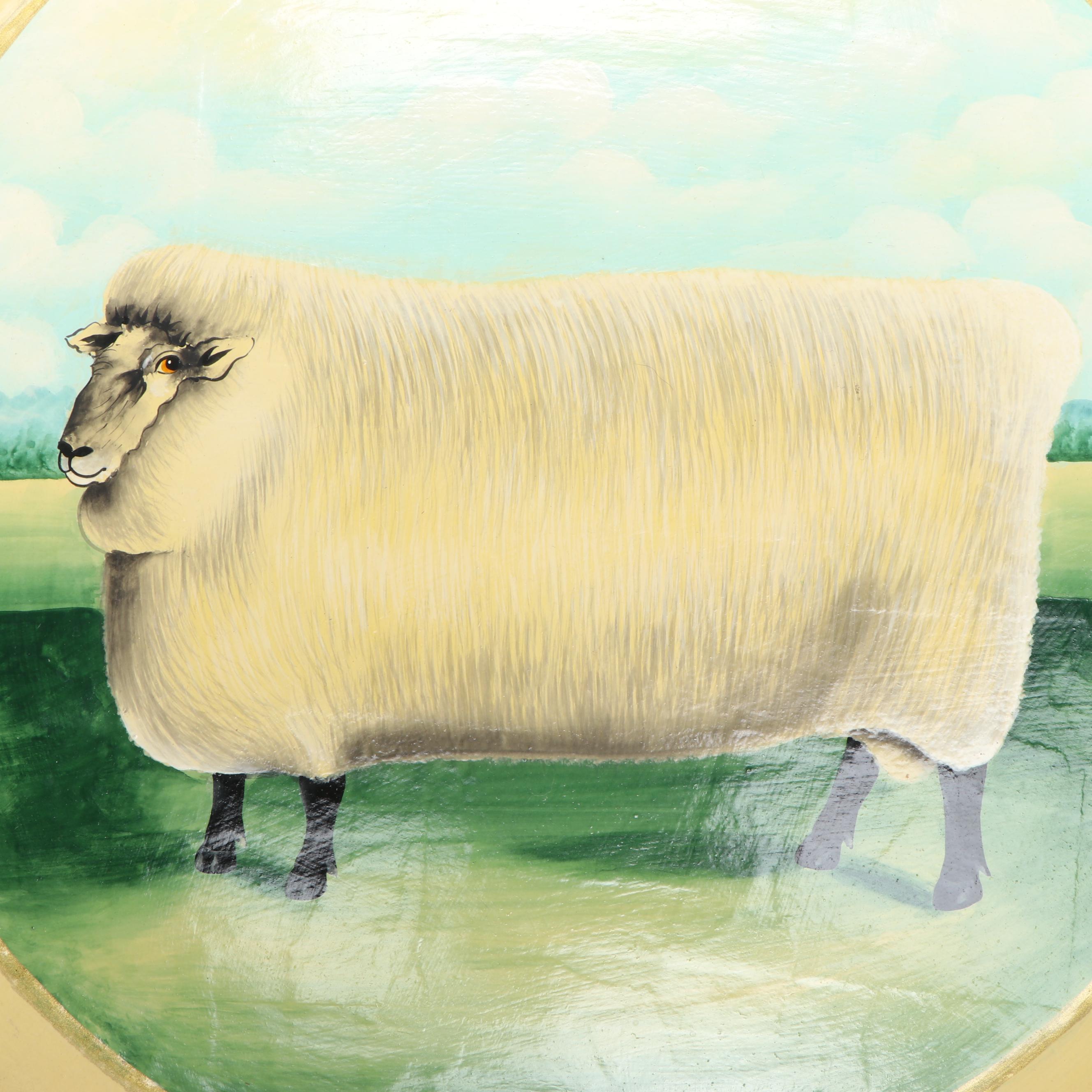 Decorative Sheep Wall Plate