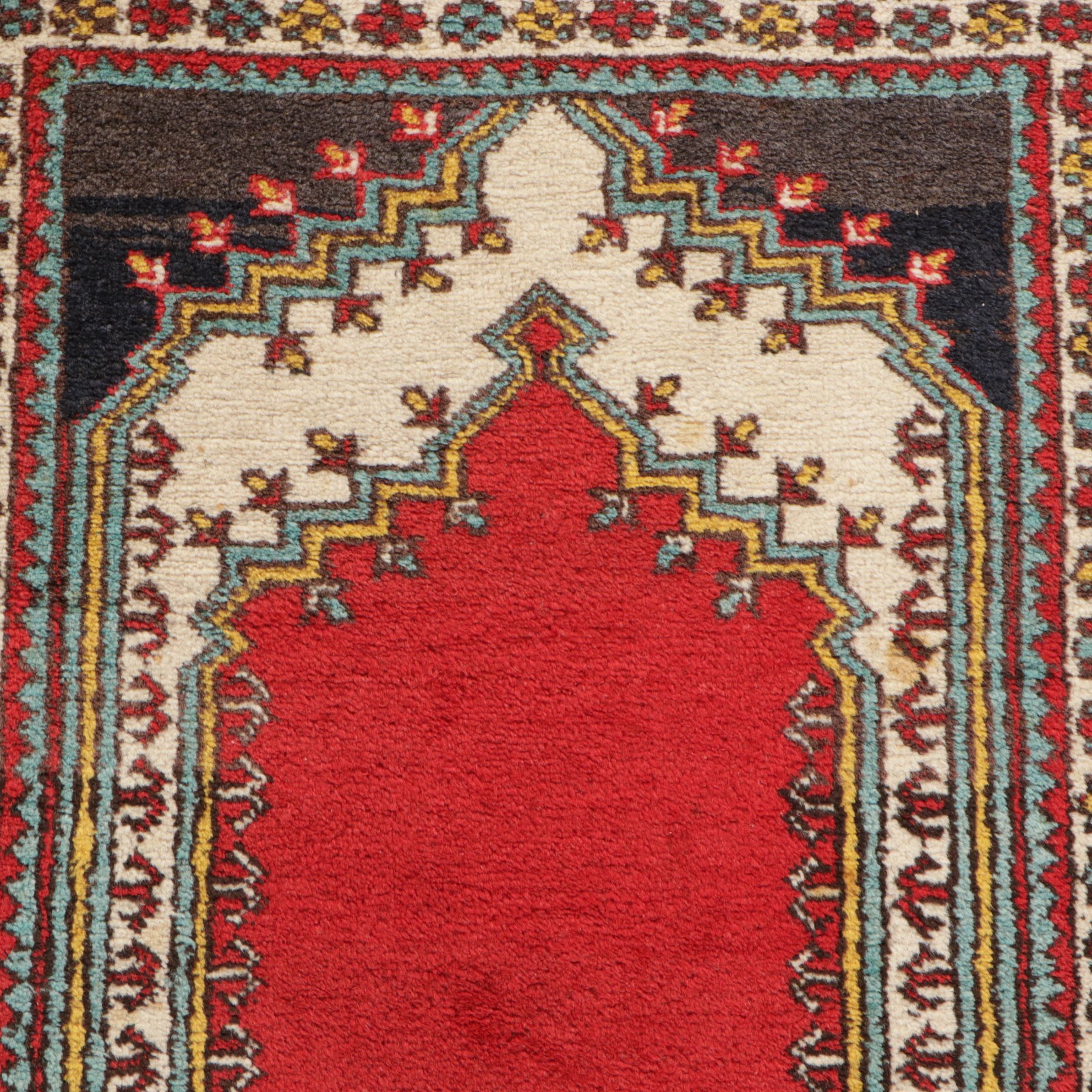 Two Hand-Knotted Persian Prayer Rugs