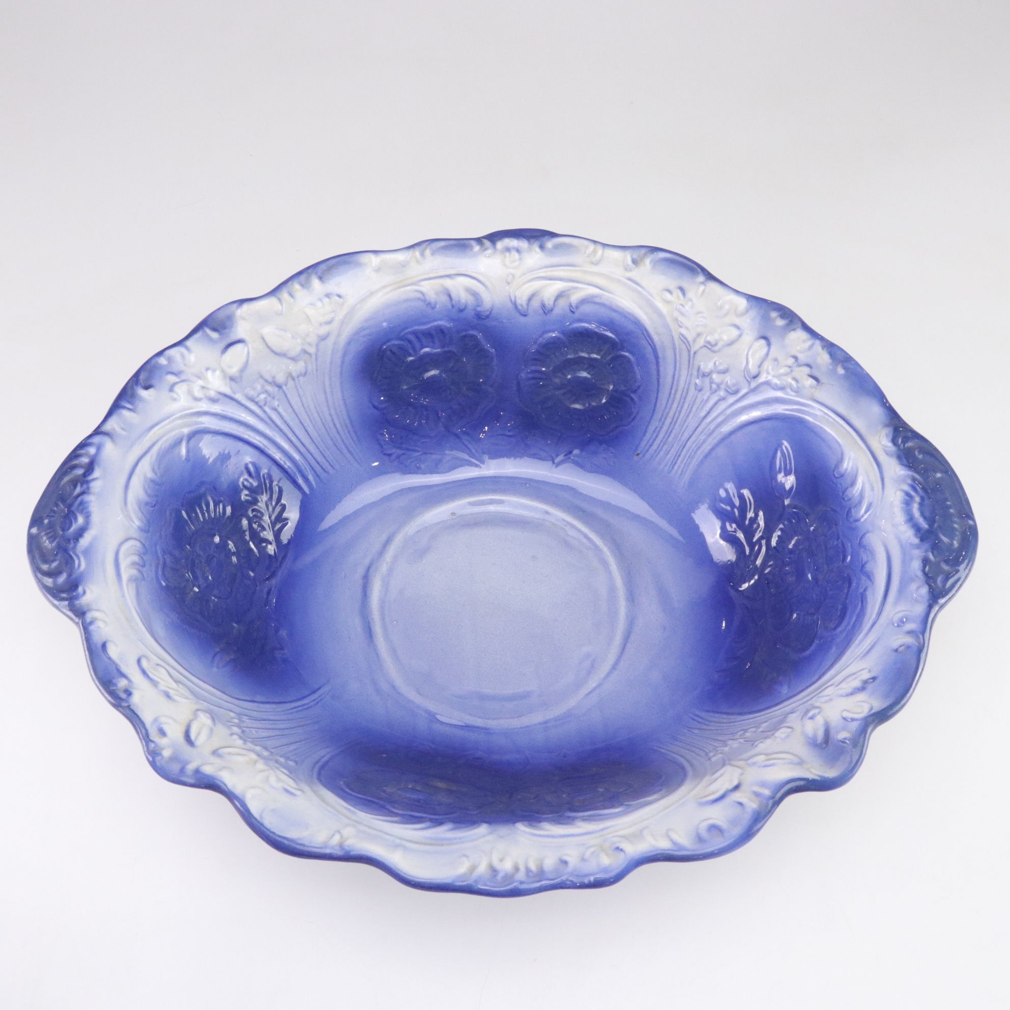 Porcelain Water Pitcher & Wash Basin with Gilt Accents