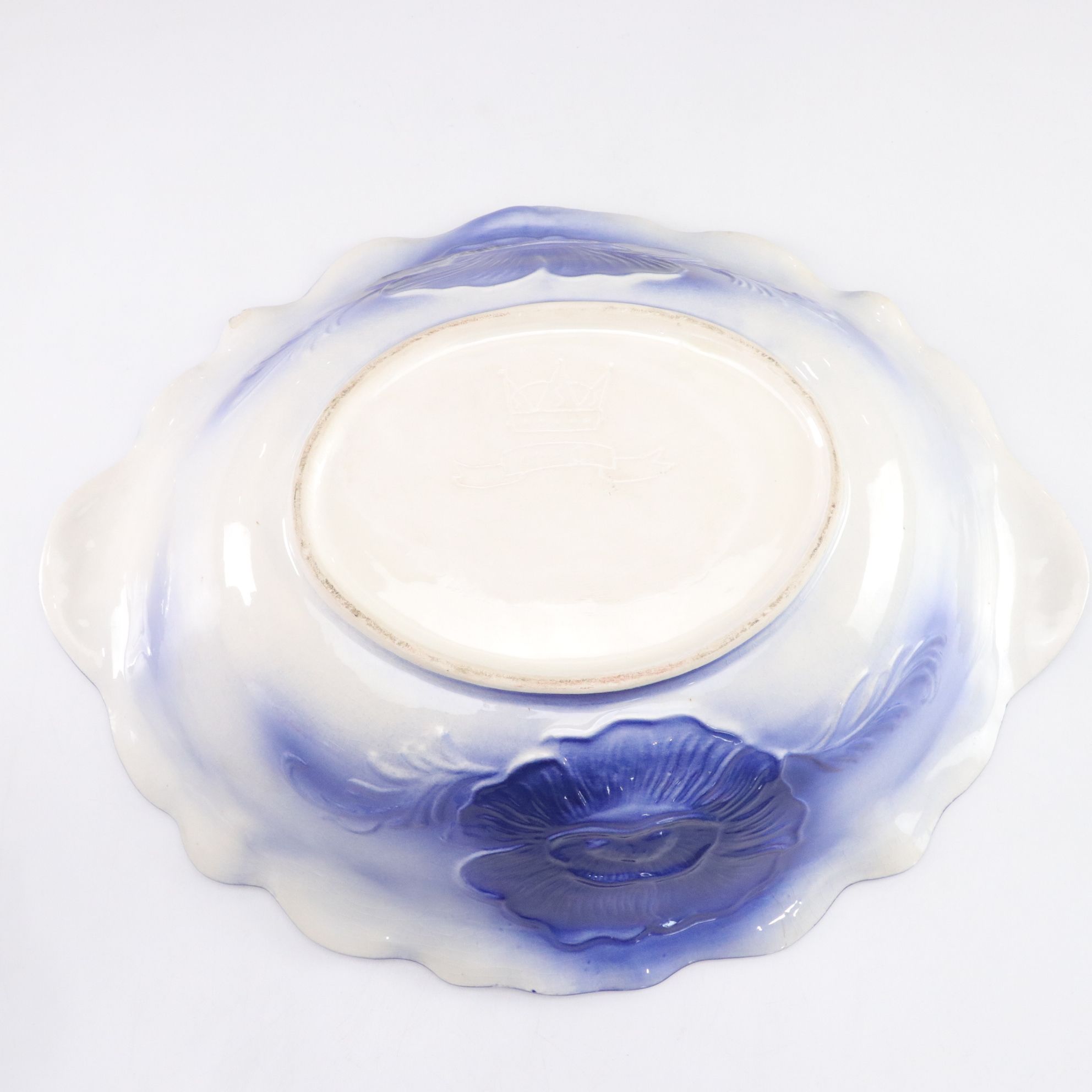 Porcelain Water Pitcher & Wash Basin with Gilt Accents