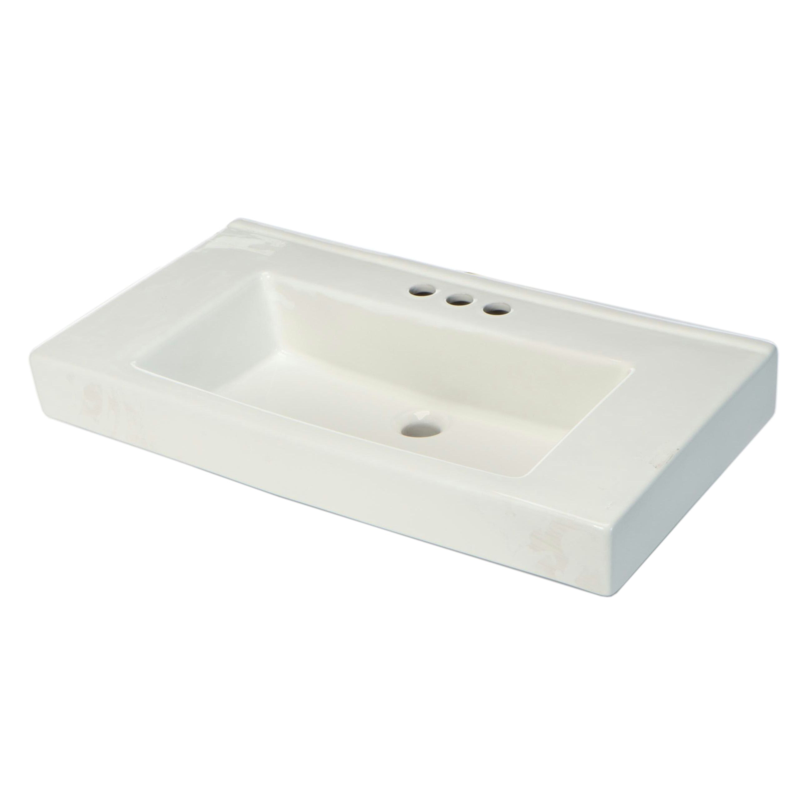 White Porcelain Bathroom Sink