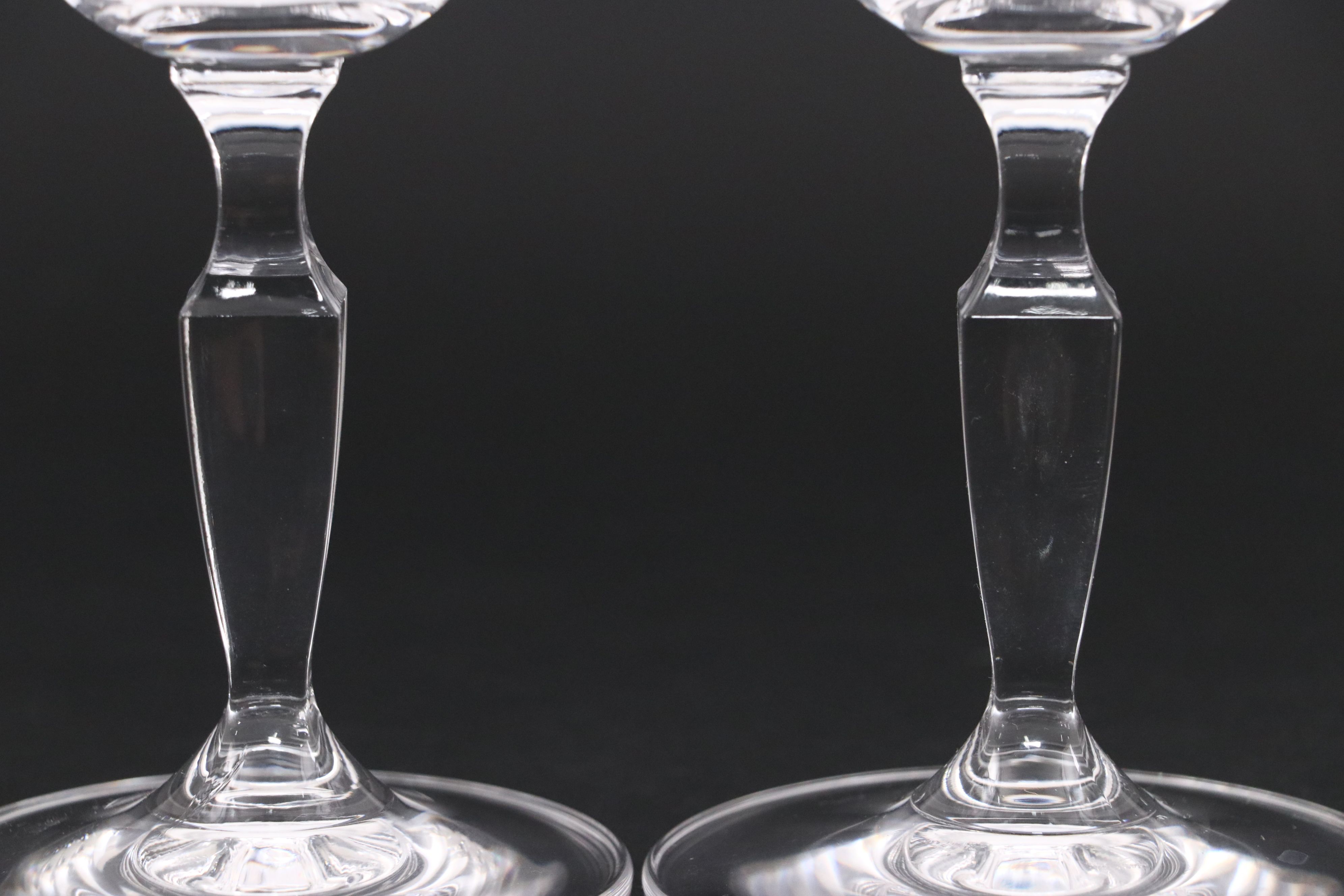 Villeroy & Boch "Malindi" Crystal Stemware, Late 20th/Early 21st C.