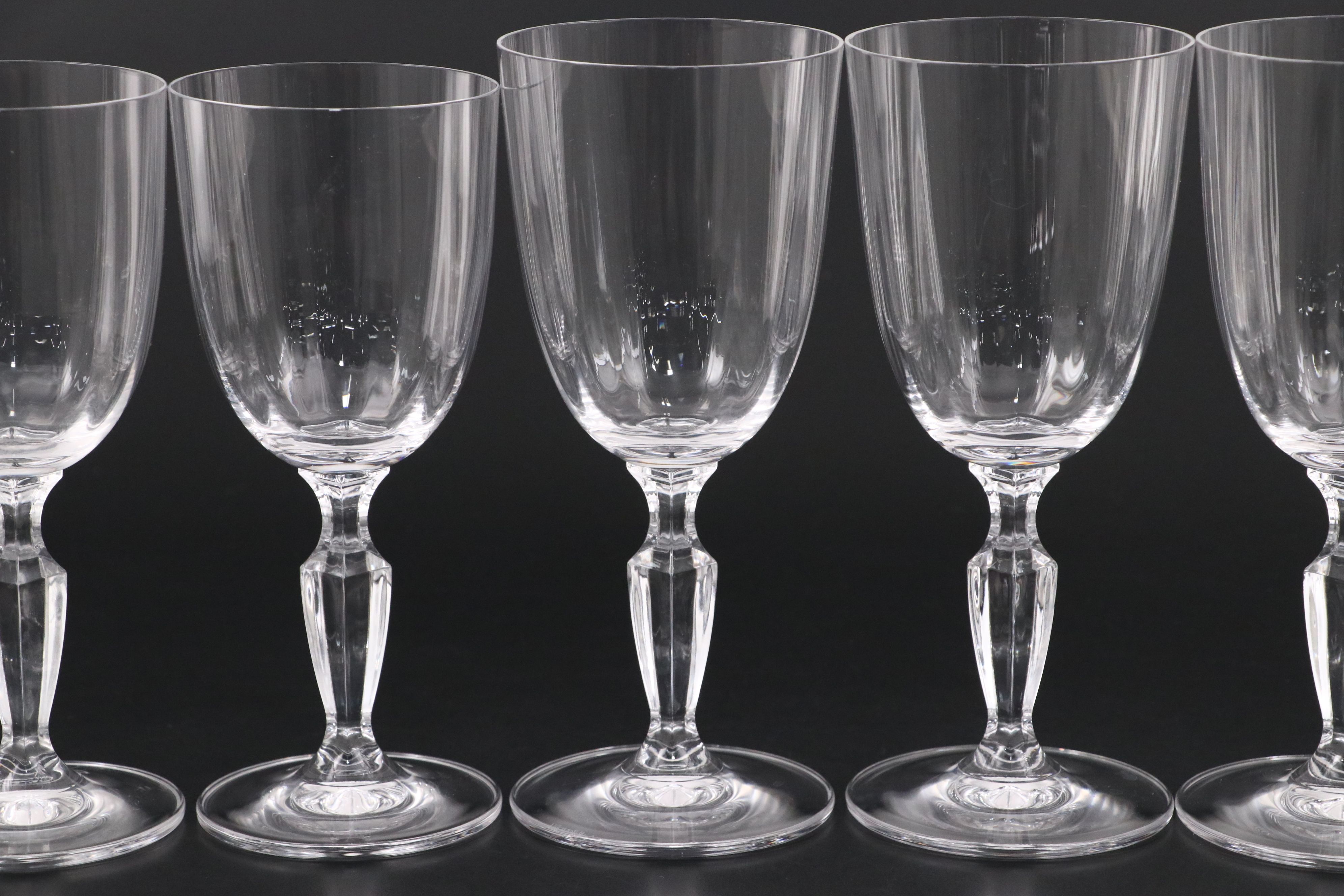 Villeroy & Boch "Malindi" Crystal Stemware, Late 20th/Early 21st C.