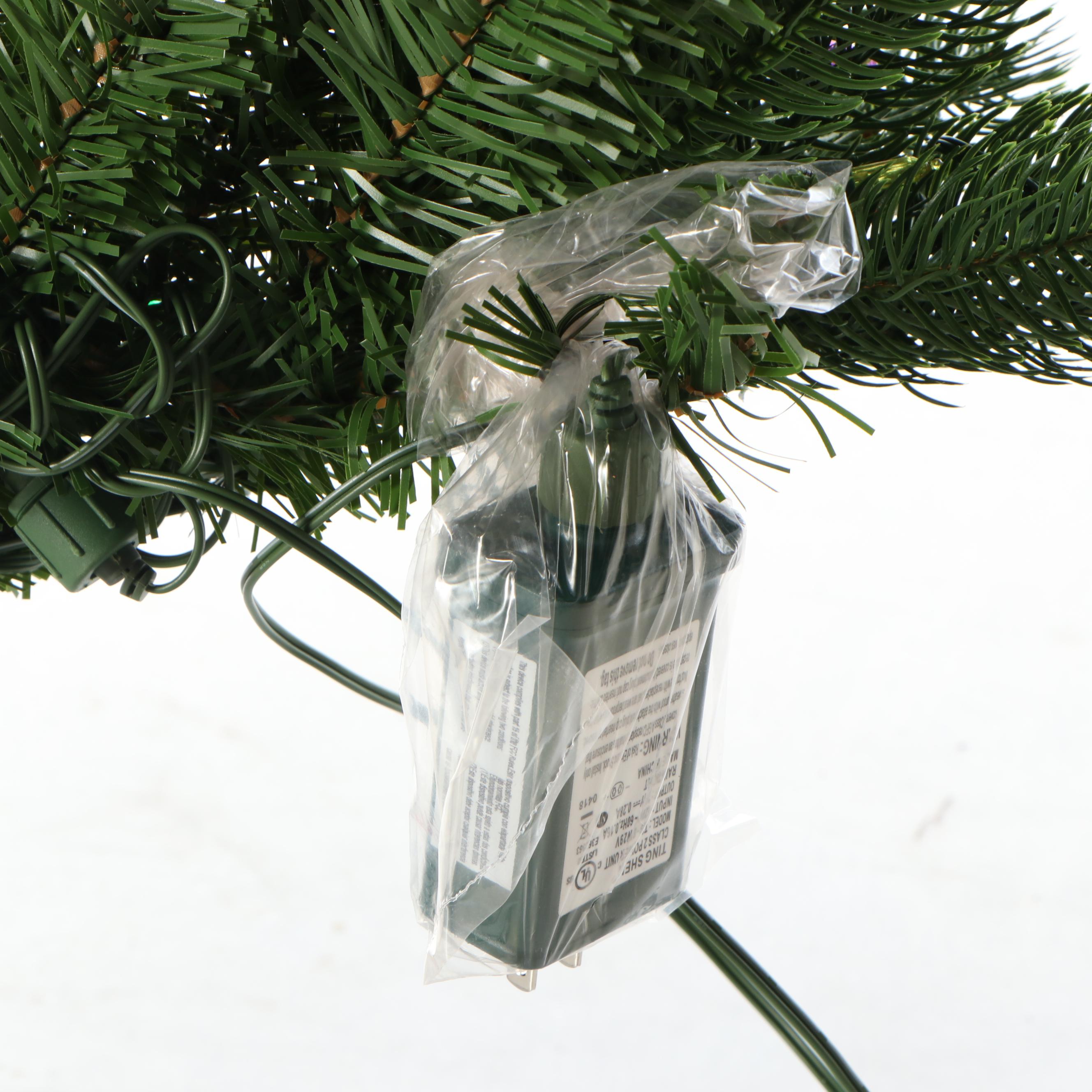 6'8 Pre-Lit Multicolored Faux Douglas Fir Christmas Tree