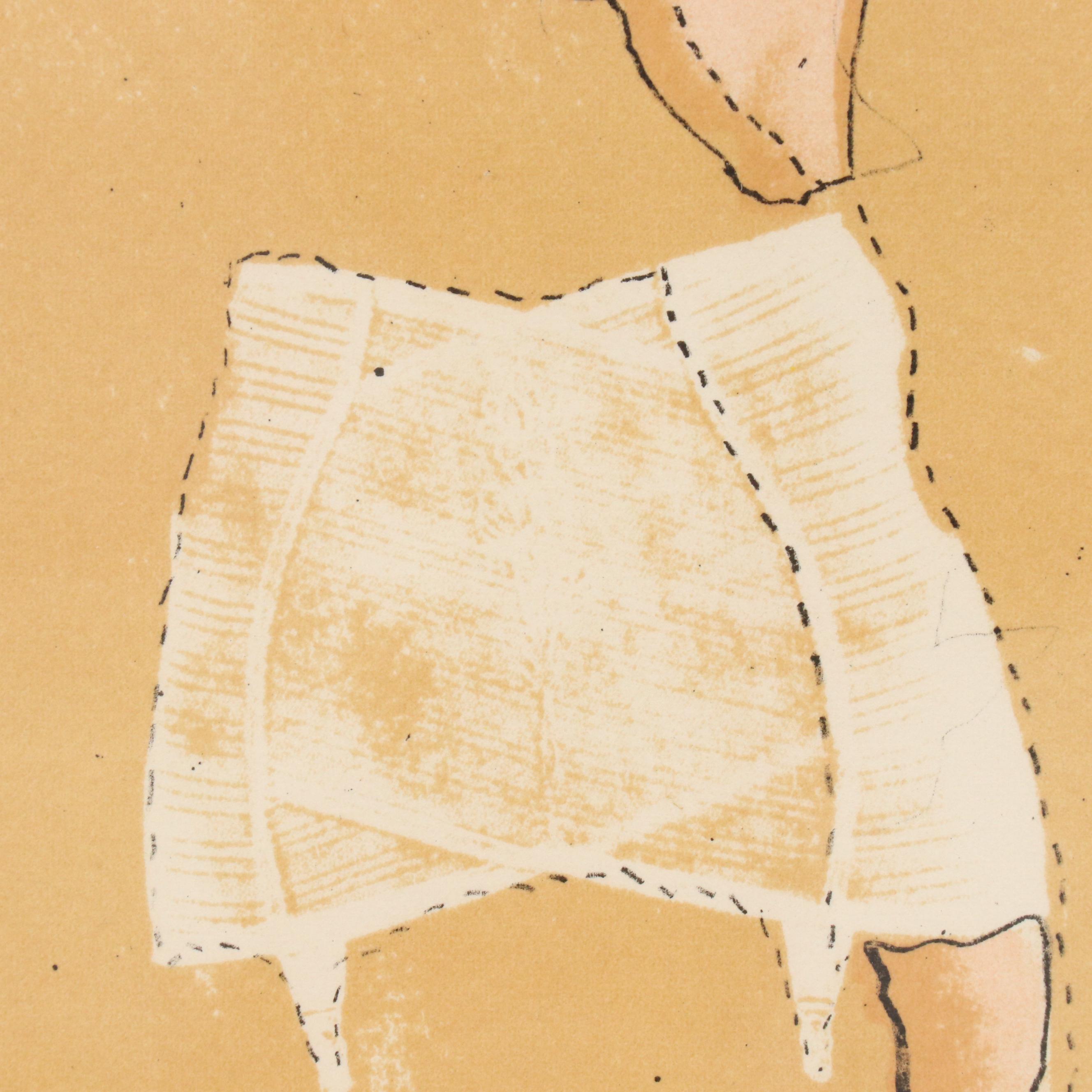 Jim Dine Lithograph "Sybil Vane in Her Dressing Room," 1968