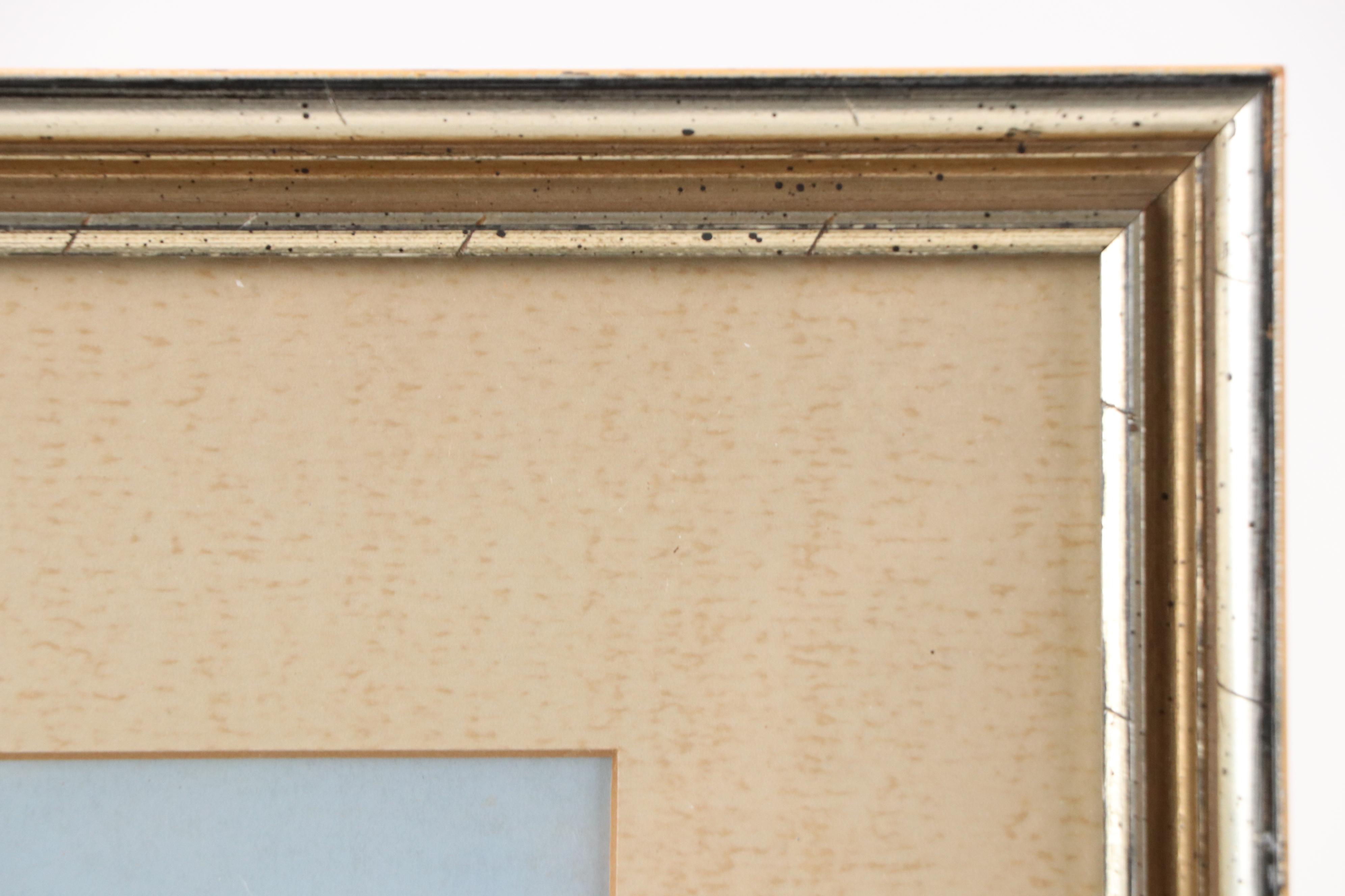 Hand-Painted Lithograph After Ludwig E. Lutke "The Catholic Church in Berlin"