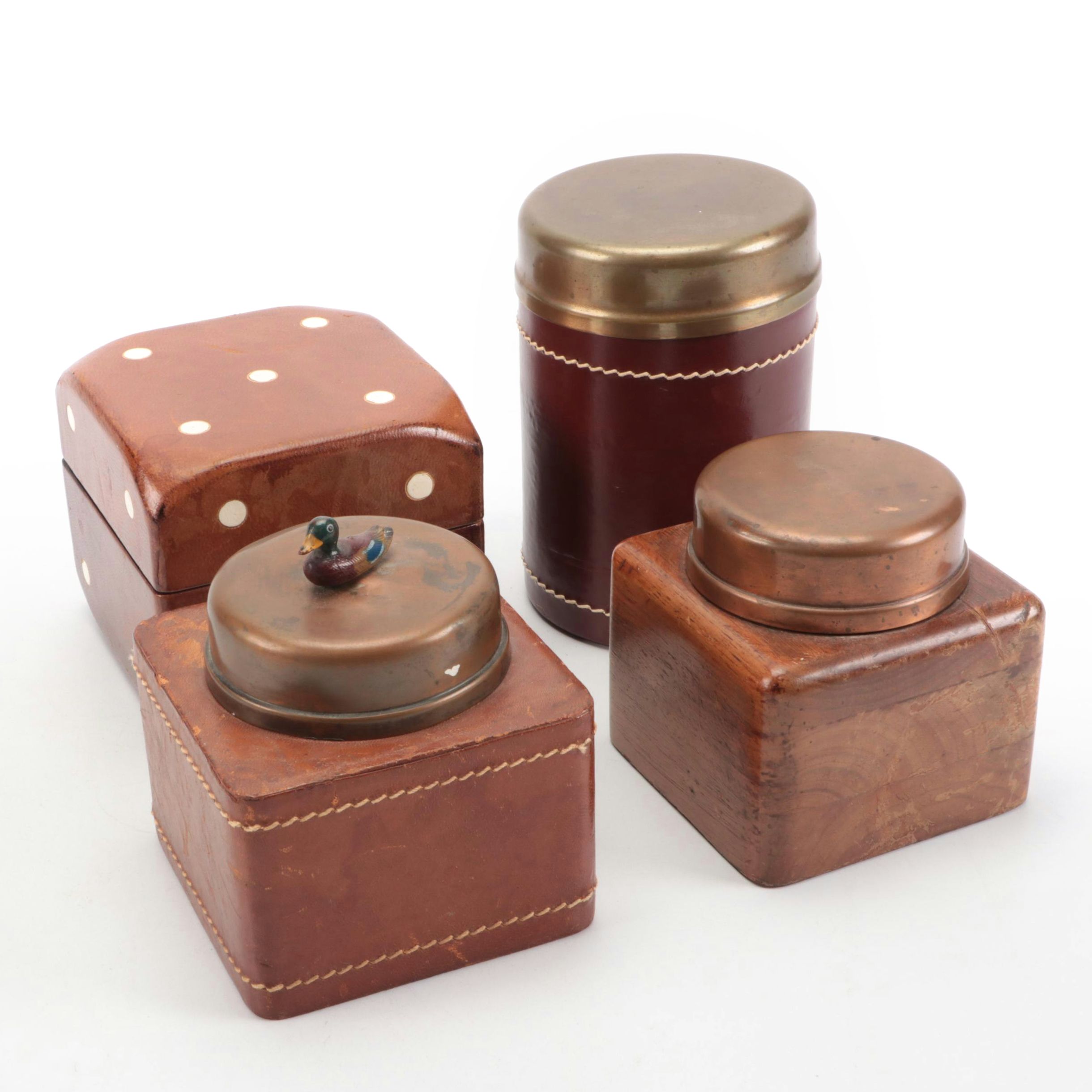 McDonald Duk-It Leather Wrapped with Other Humidors